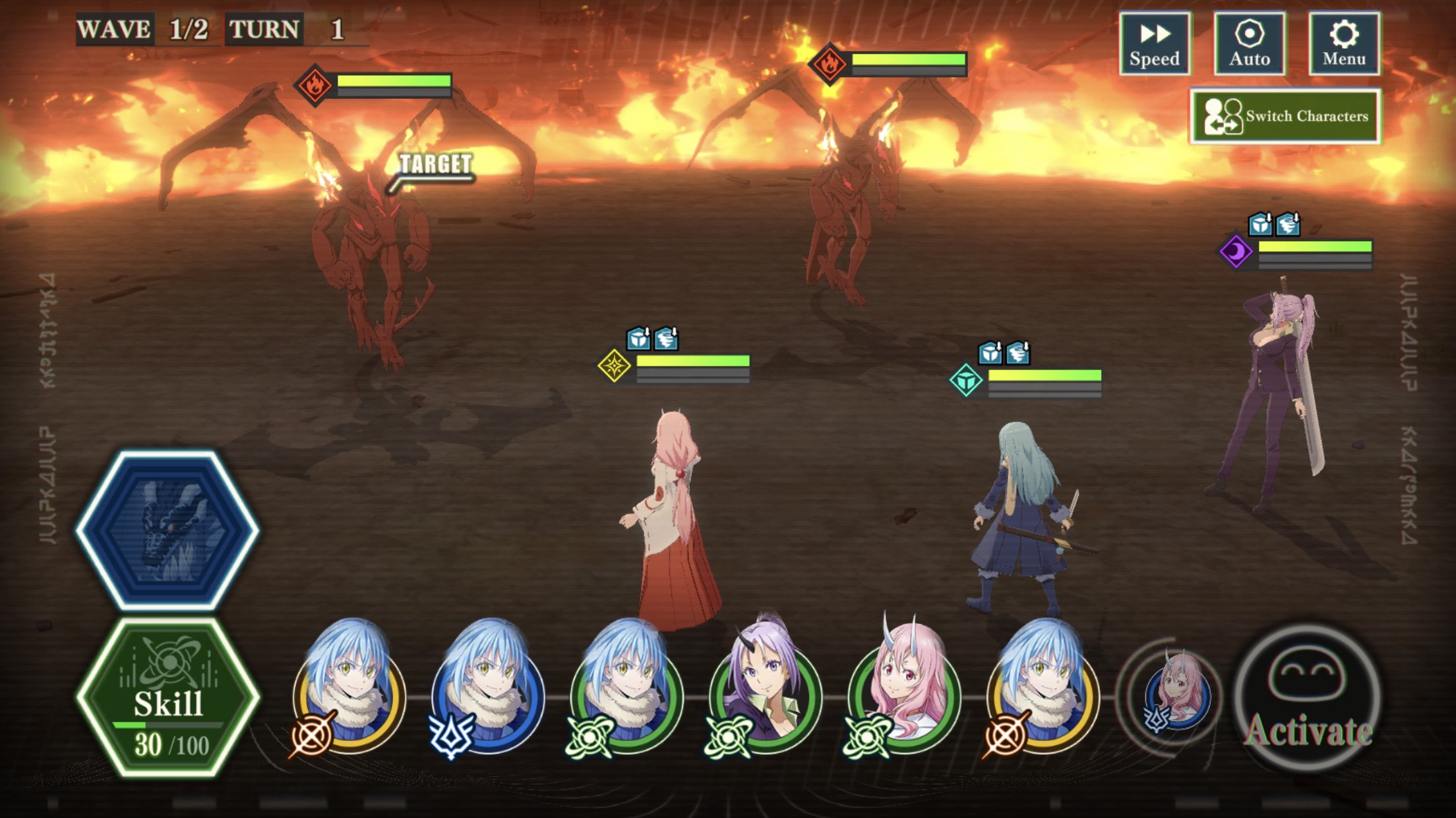 SLIME-ISEKAI Memories：TenSura 4.0.52 Screenshot 8