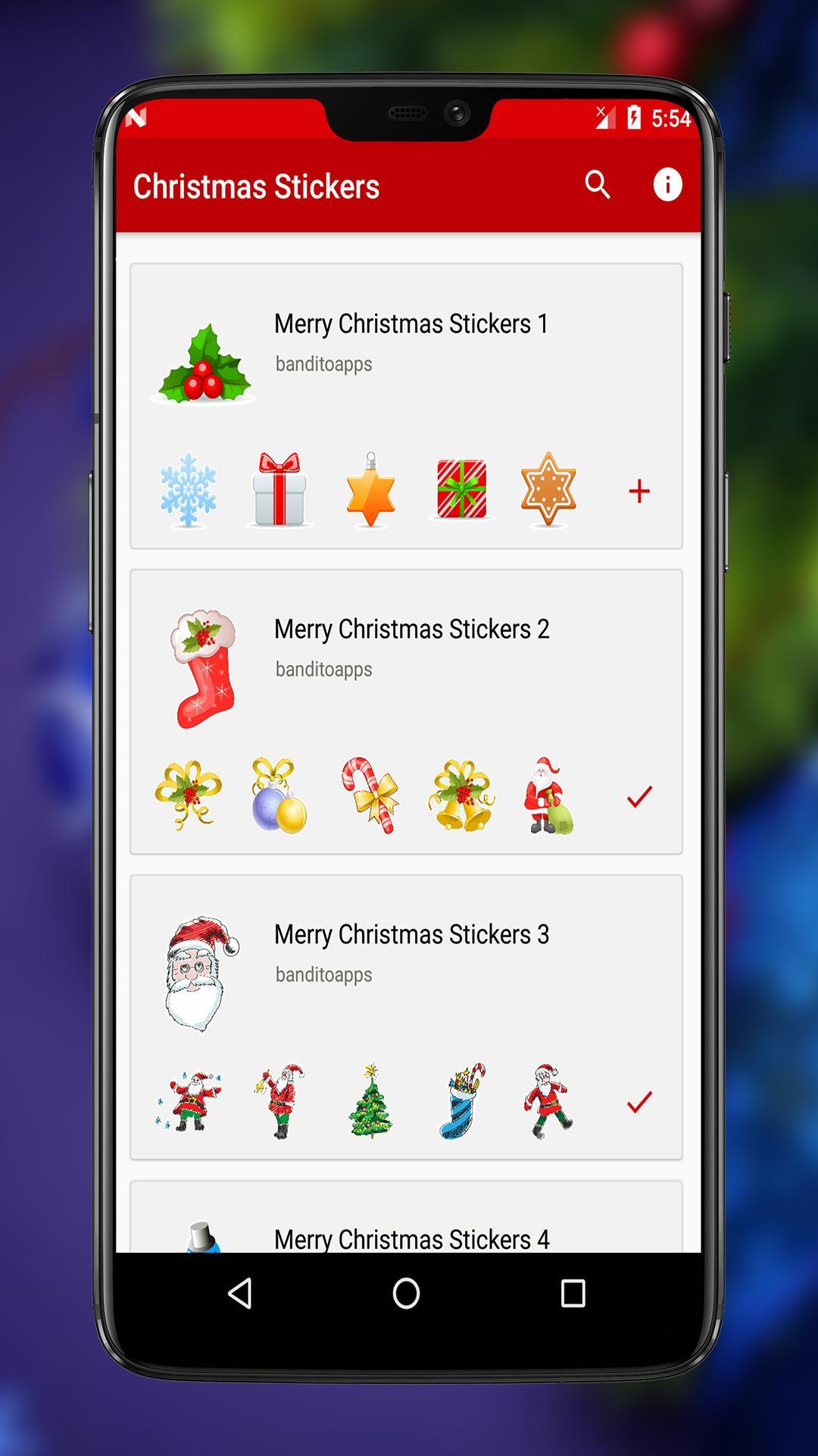 Merry Christmas Stickers 2020 for Whatsapp 1.0 Screenshot 1