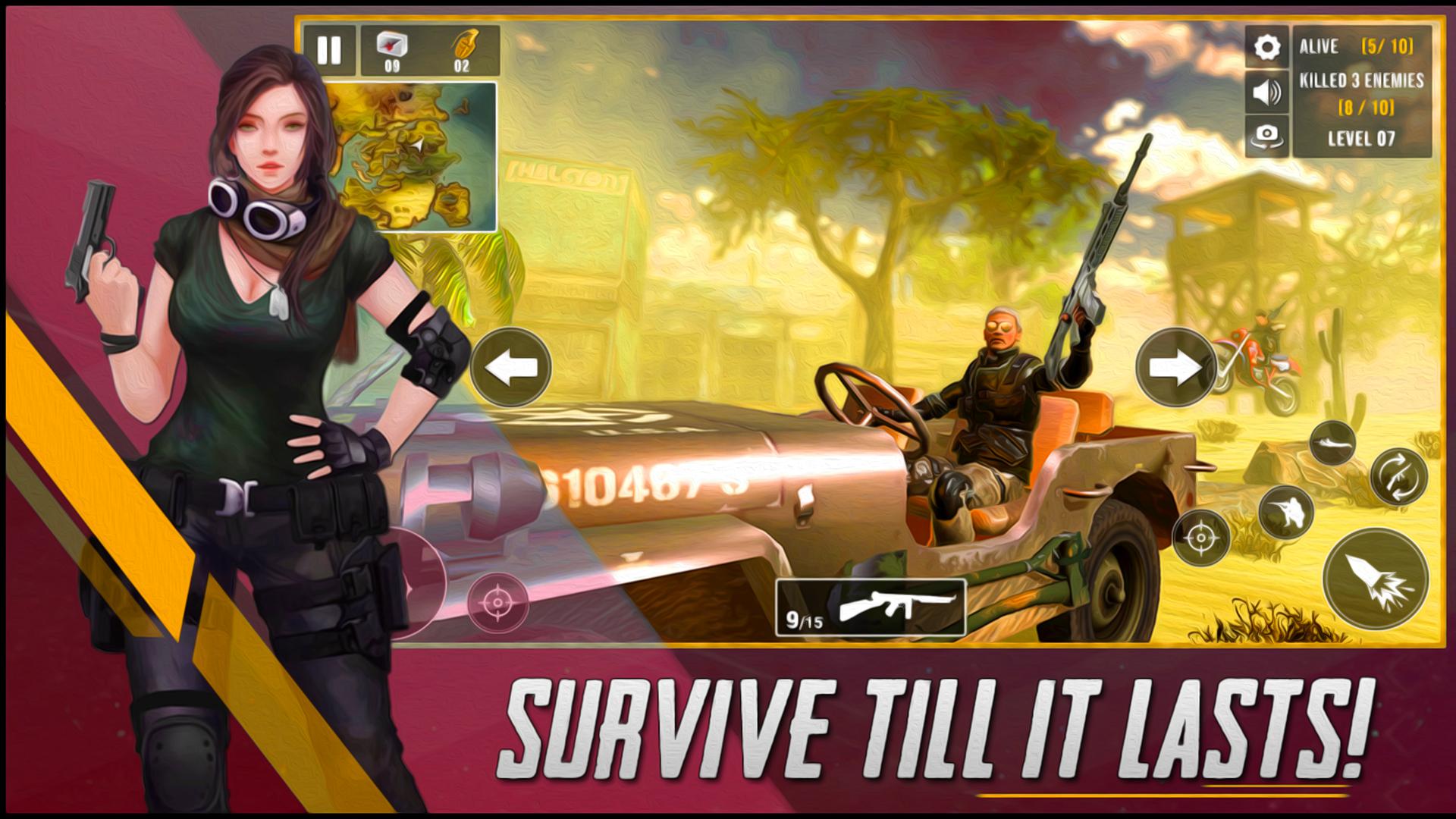 Squad Free fire Battle Royale 1 Screenshot 1