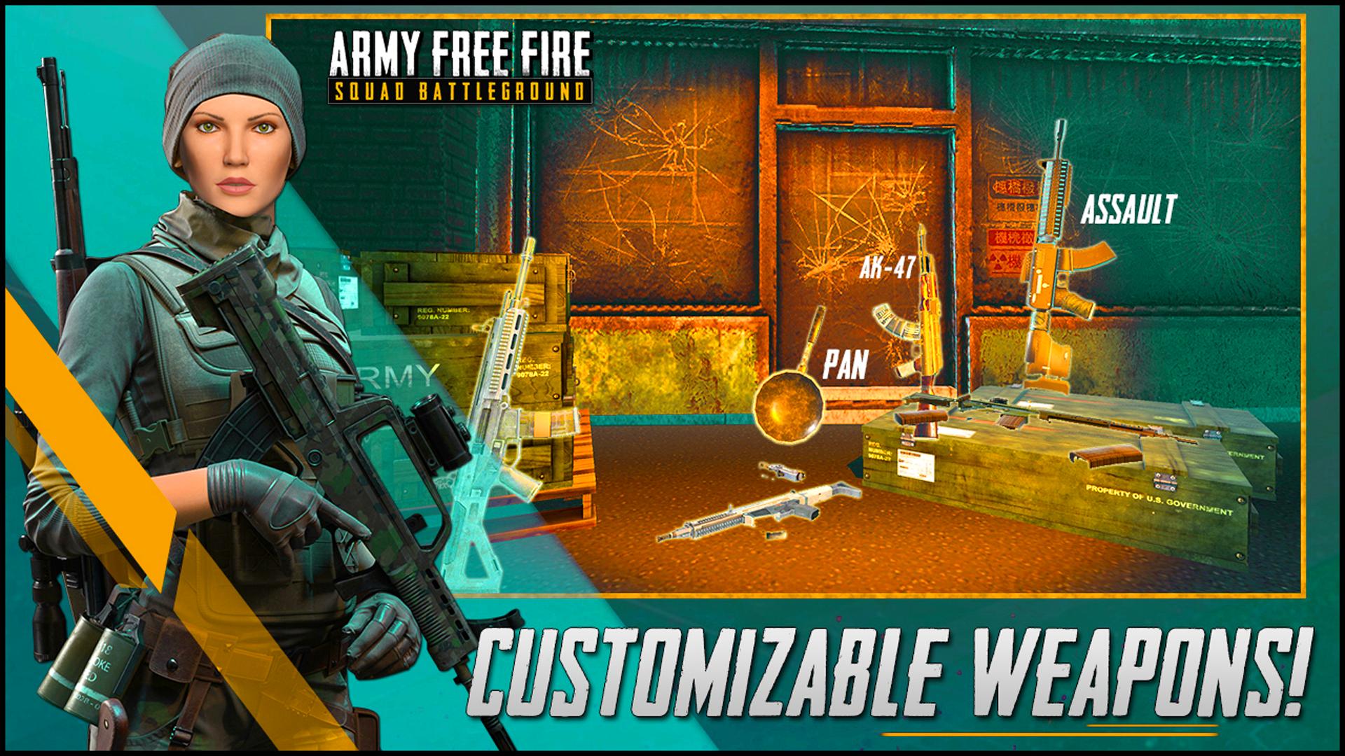 Squad Free fire Battle Royale 1 Screenshot 4
