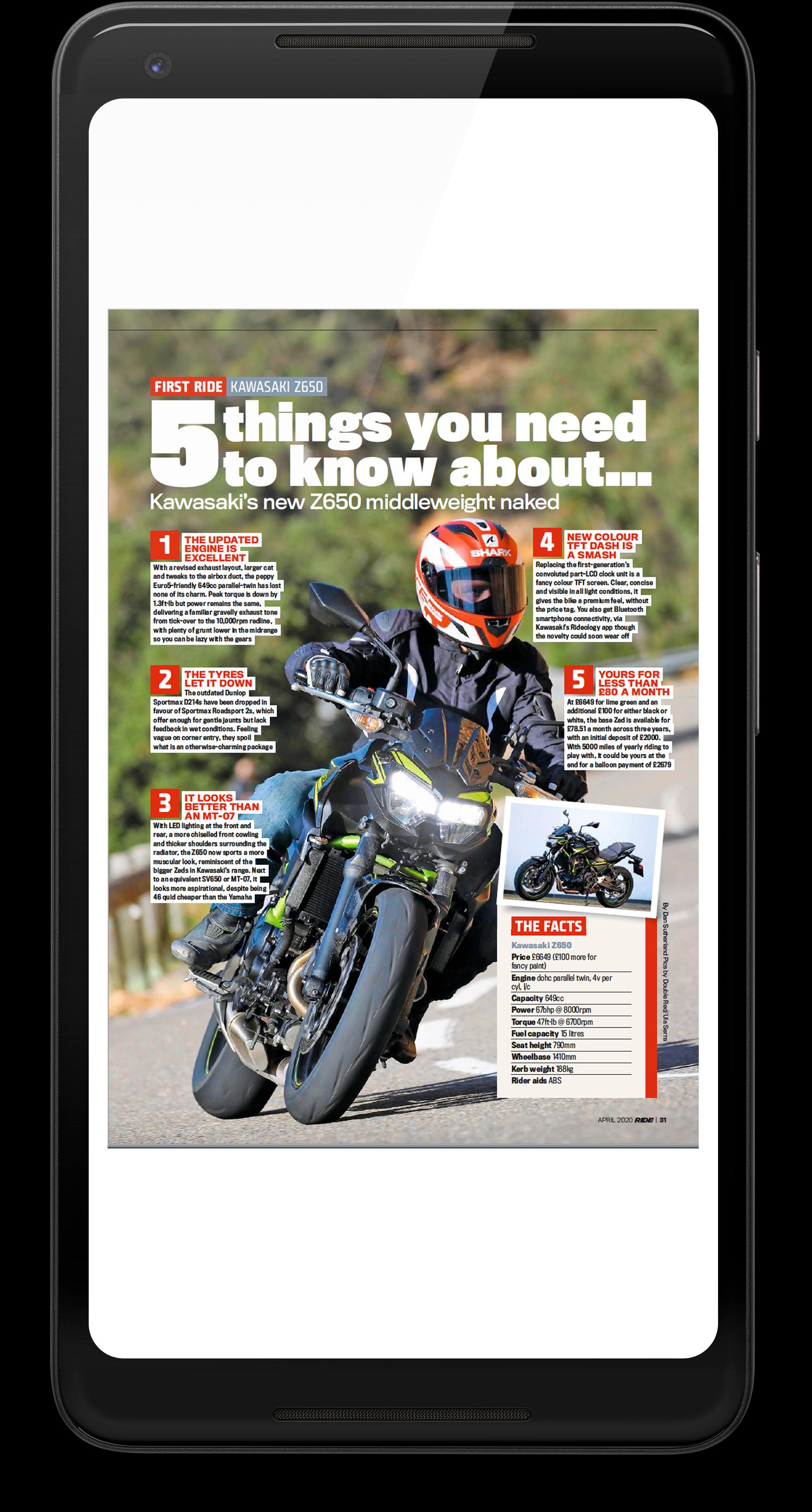 RiDE The Motorcycle Magazine 3.27 Screenshot 3