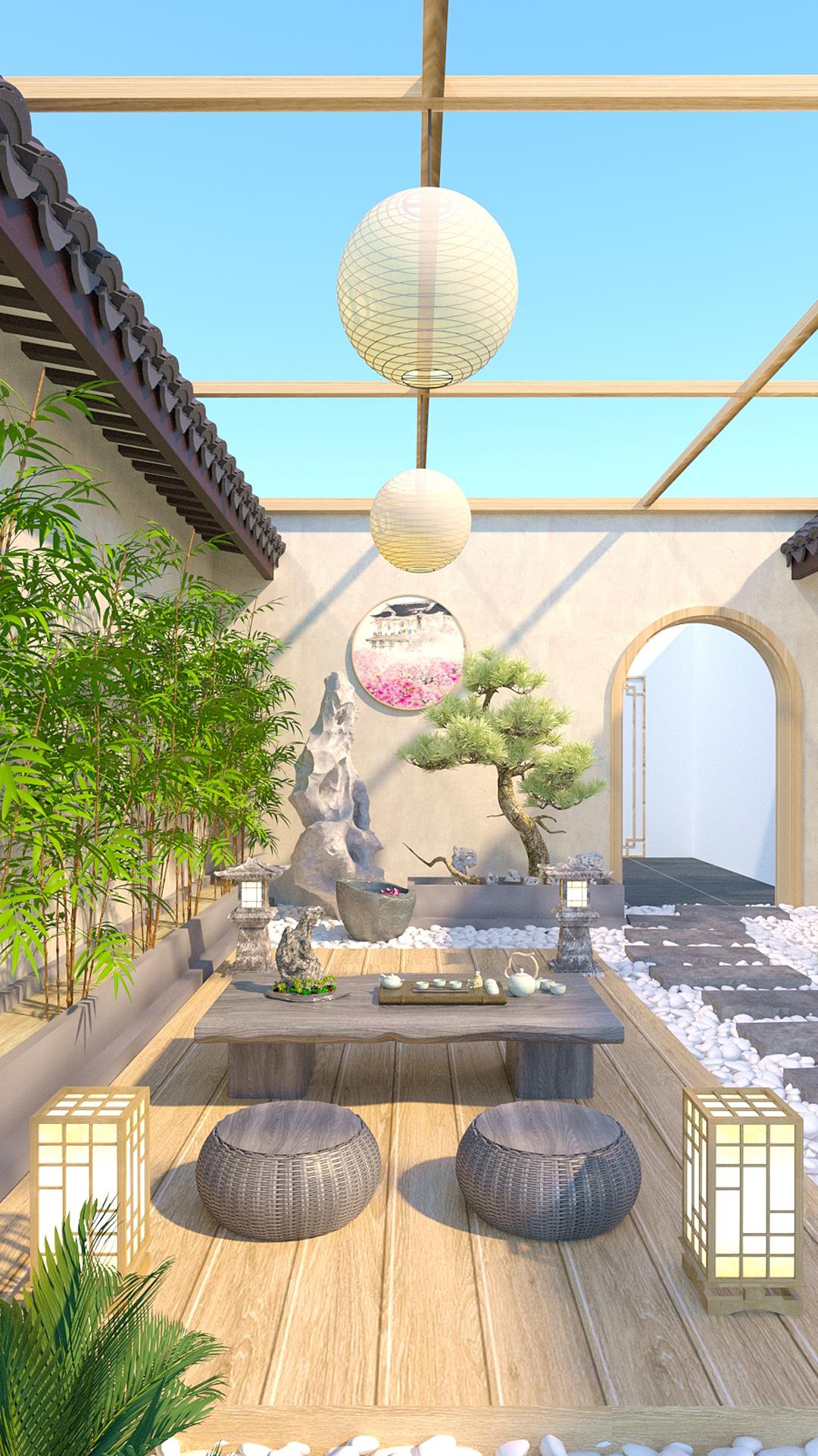 Zen Home Design Solitaire Tripeaks Game 1.16 Screenshot 1