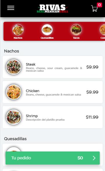Rivas Mexican Grill 2.3.2 Screenshot 2