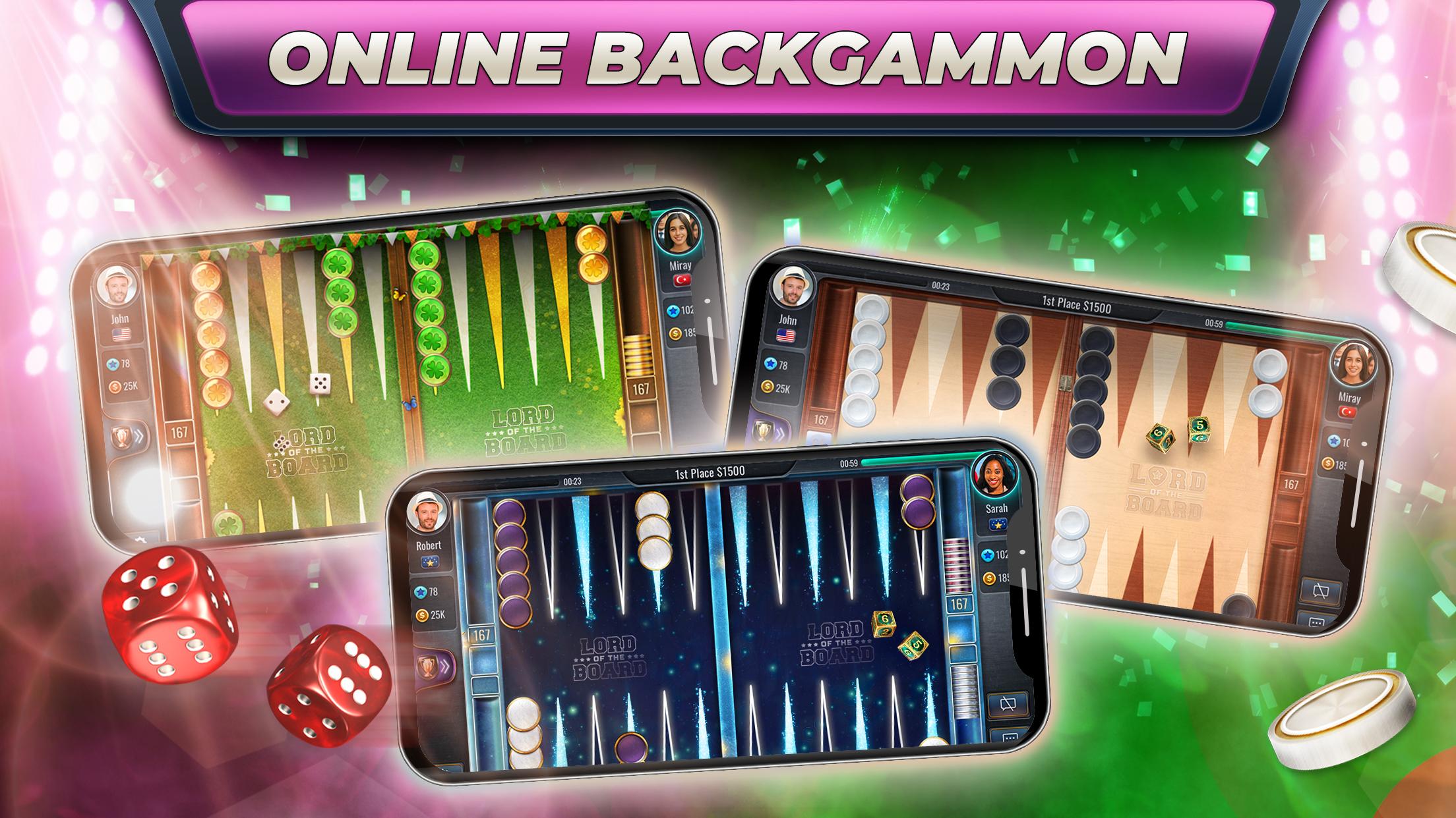 Backgammon Lord of the Board screenshot
