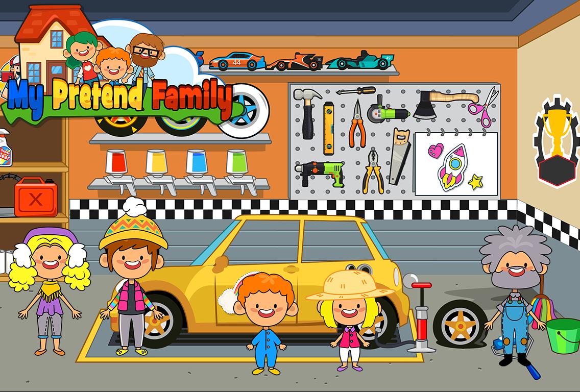My Pretend Home amp; Family - Kids Play Town Games 2.7 Screenshot 3