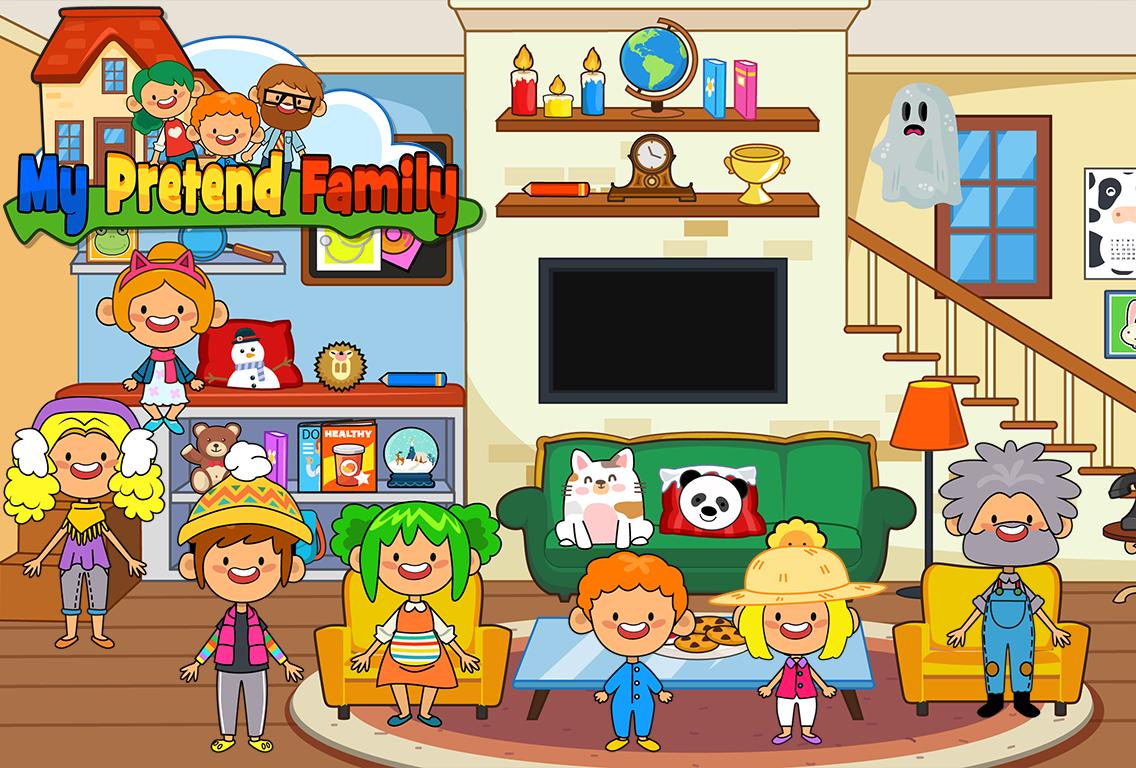 My Pretend Home amp; Family - Kids Play Town Games 2.7 Screenshot 4