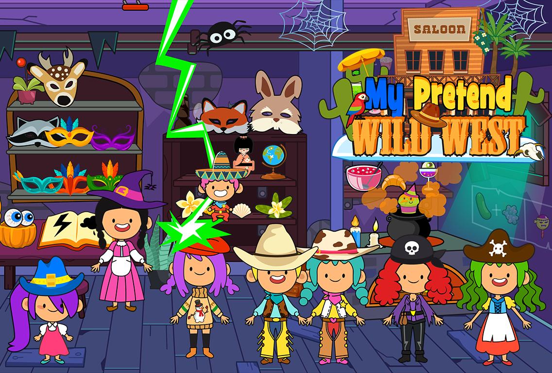 My Pretend Wild West - Cowboy & Cowgirl Kids Games 1.8 Screenshot 2