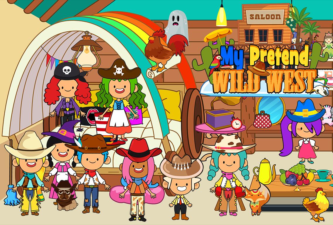 My Pretend Wild West - Cowboy & Cowgirl Kids Games 1.8 Screenshot 4