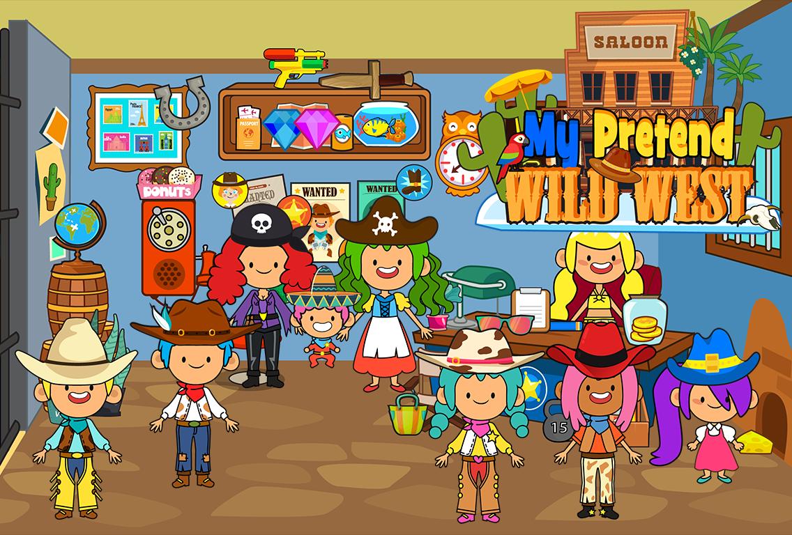 My Pretend Wild West - Cowboy & Cowgirl Kids Games 1.8 Screenshot 5