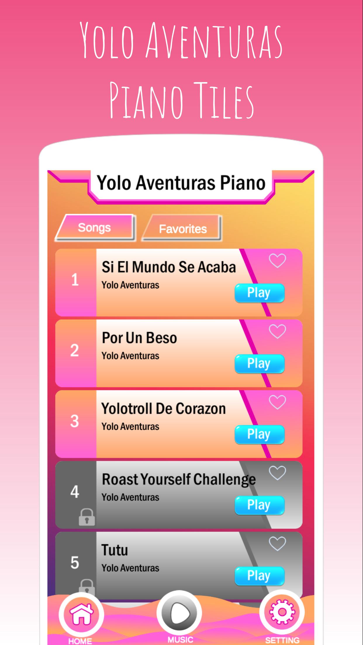 Yolo Aventuras 🎹 Piano Tiles 1.0 Screenshot 12