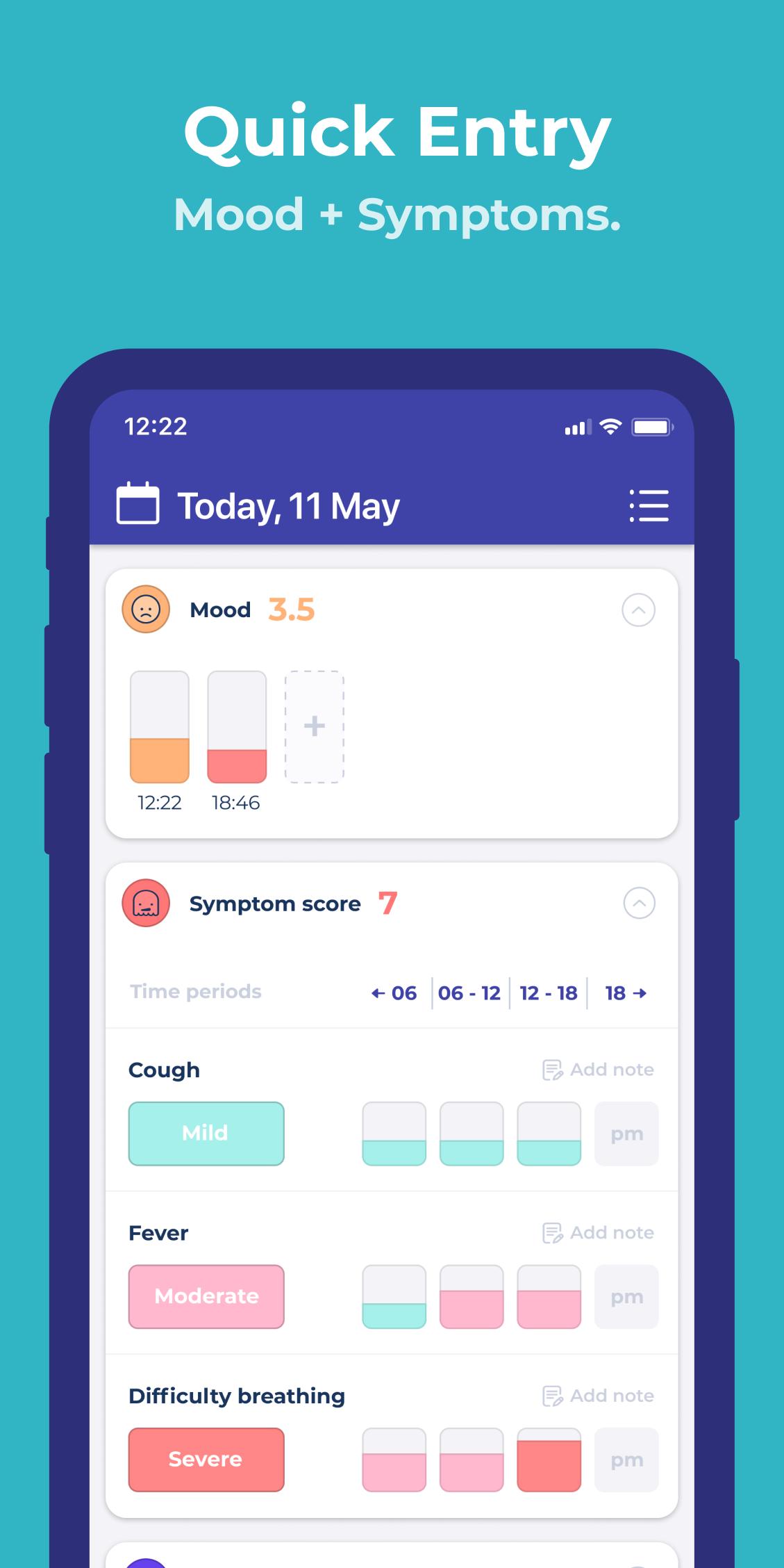 Bearable Symptoms & Mood tracker 1.0.169 Screenshot 3