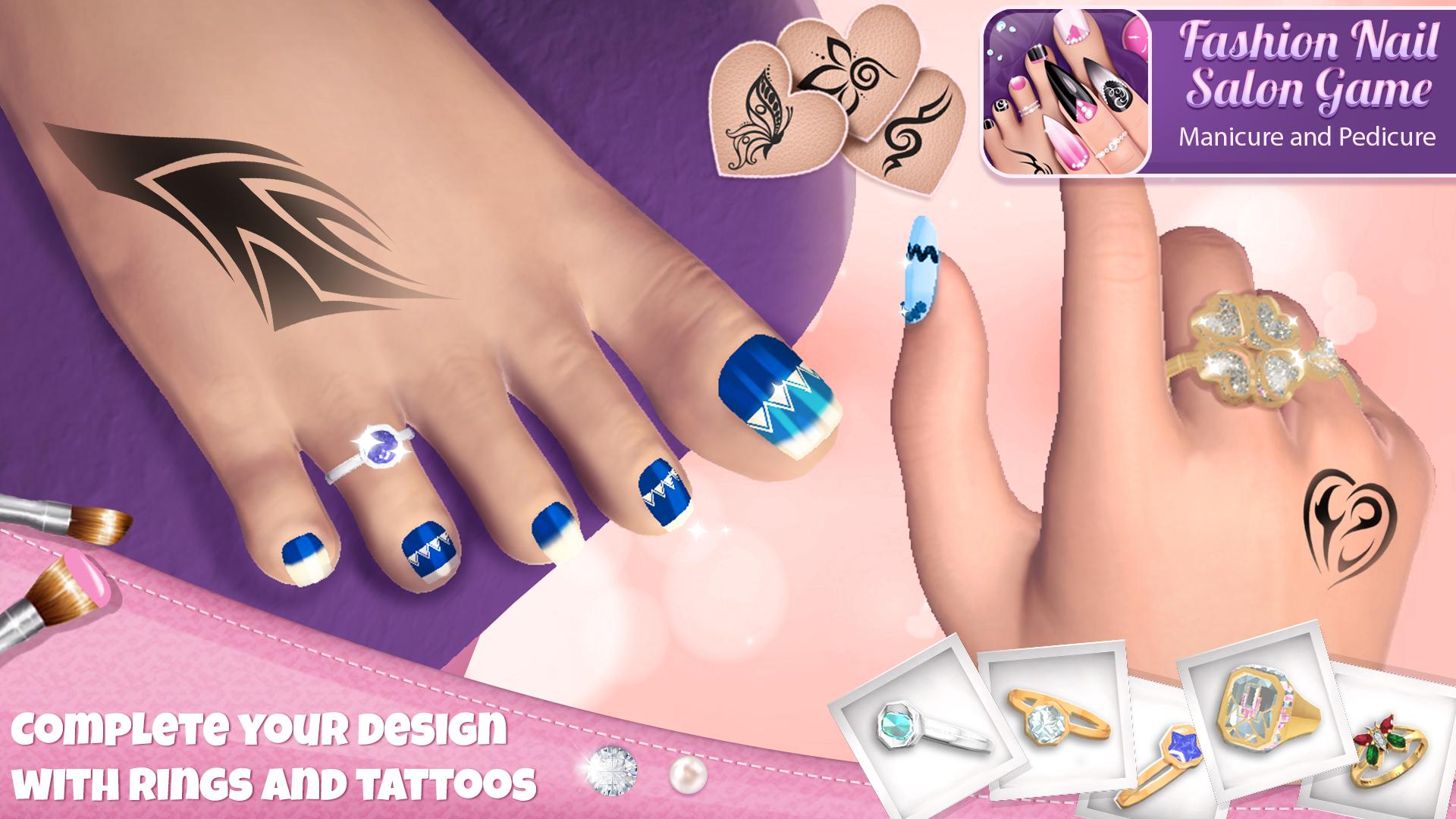 Fashion Nail Salon Game: Manicure and Pedicure App 1.1.1 Screenshot 3