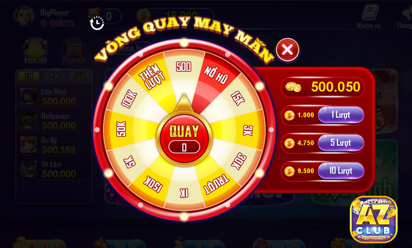 Game Danh Bai Doi Thuong AZ Club Online 2020 1.0 Screenshot 3