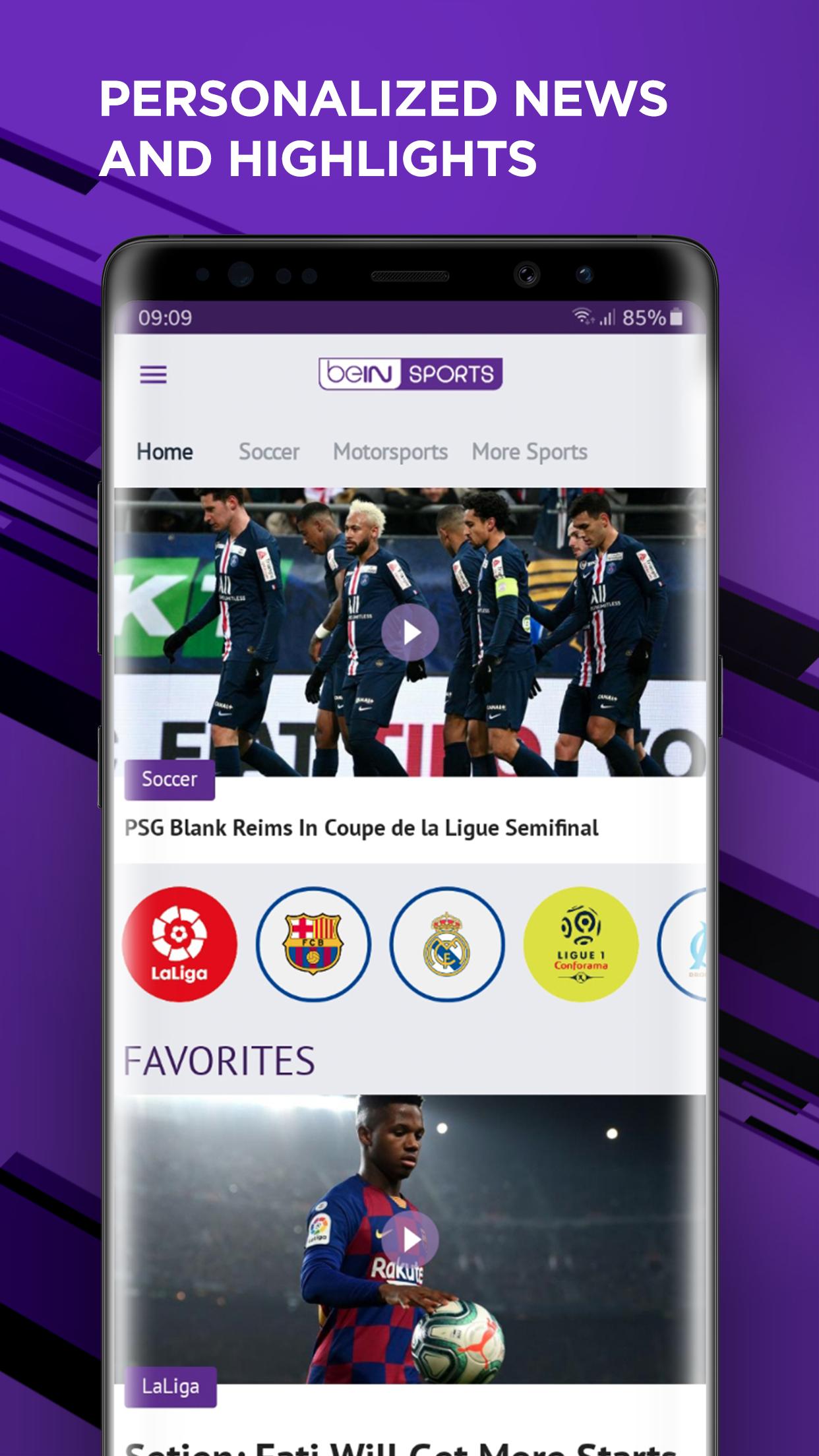 beIN SPORTS 5.0.3.2 Screenshot 2