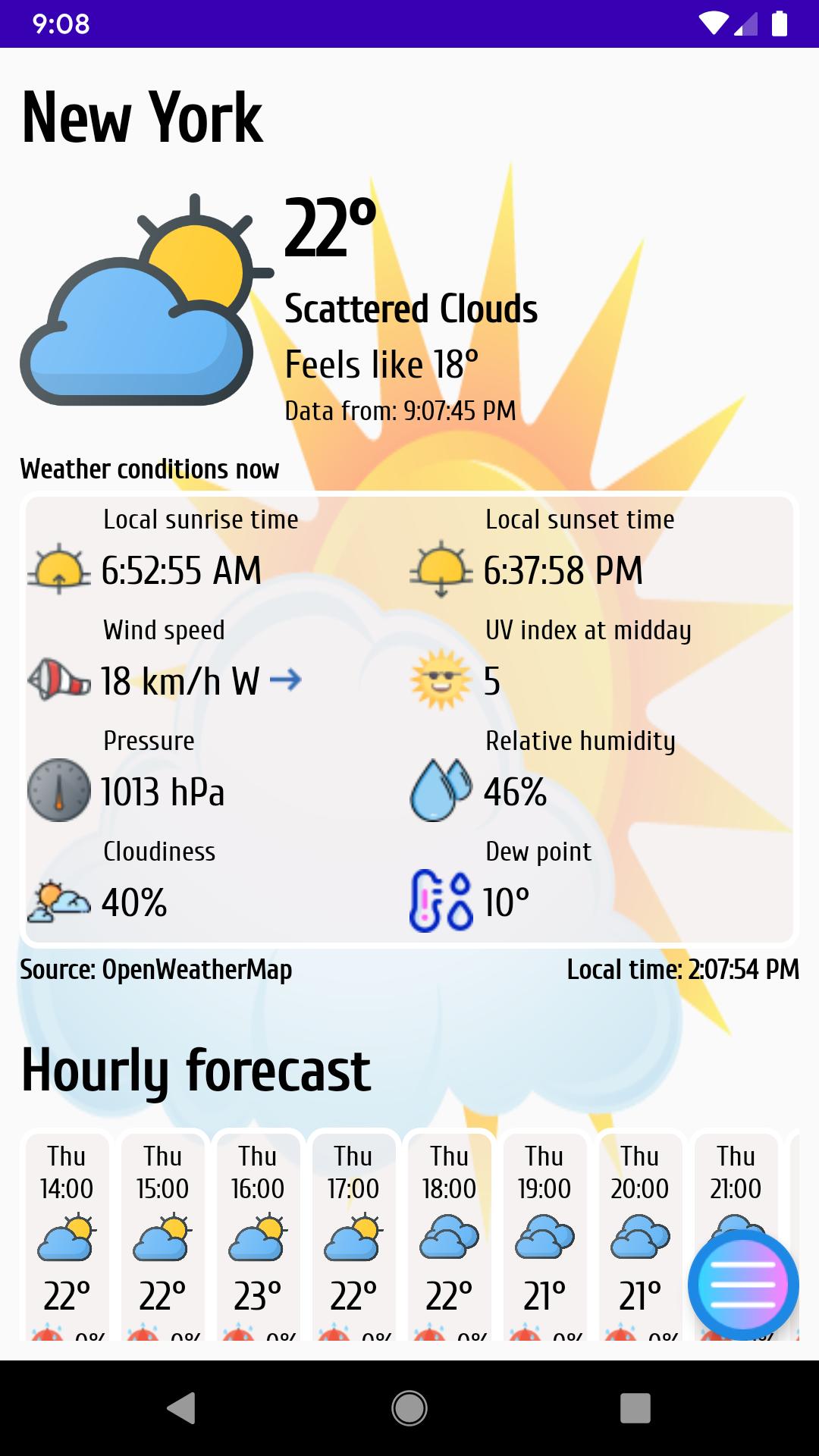 Weather Forecast and Air Quality with Widgets 12 Screenshot 1