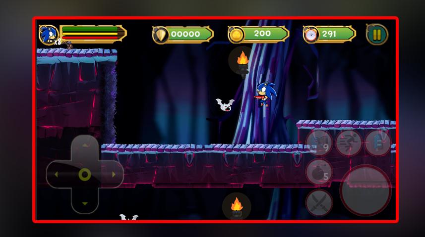 Super Sonic Speed Runner Games 4.3 Screenshot 1