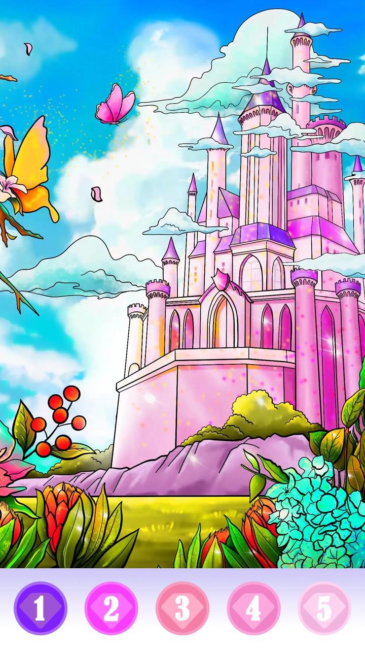 Princess color by number: Coloring games offline 1.0.21 Screenshot 12