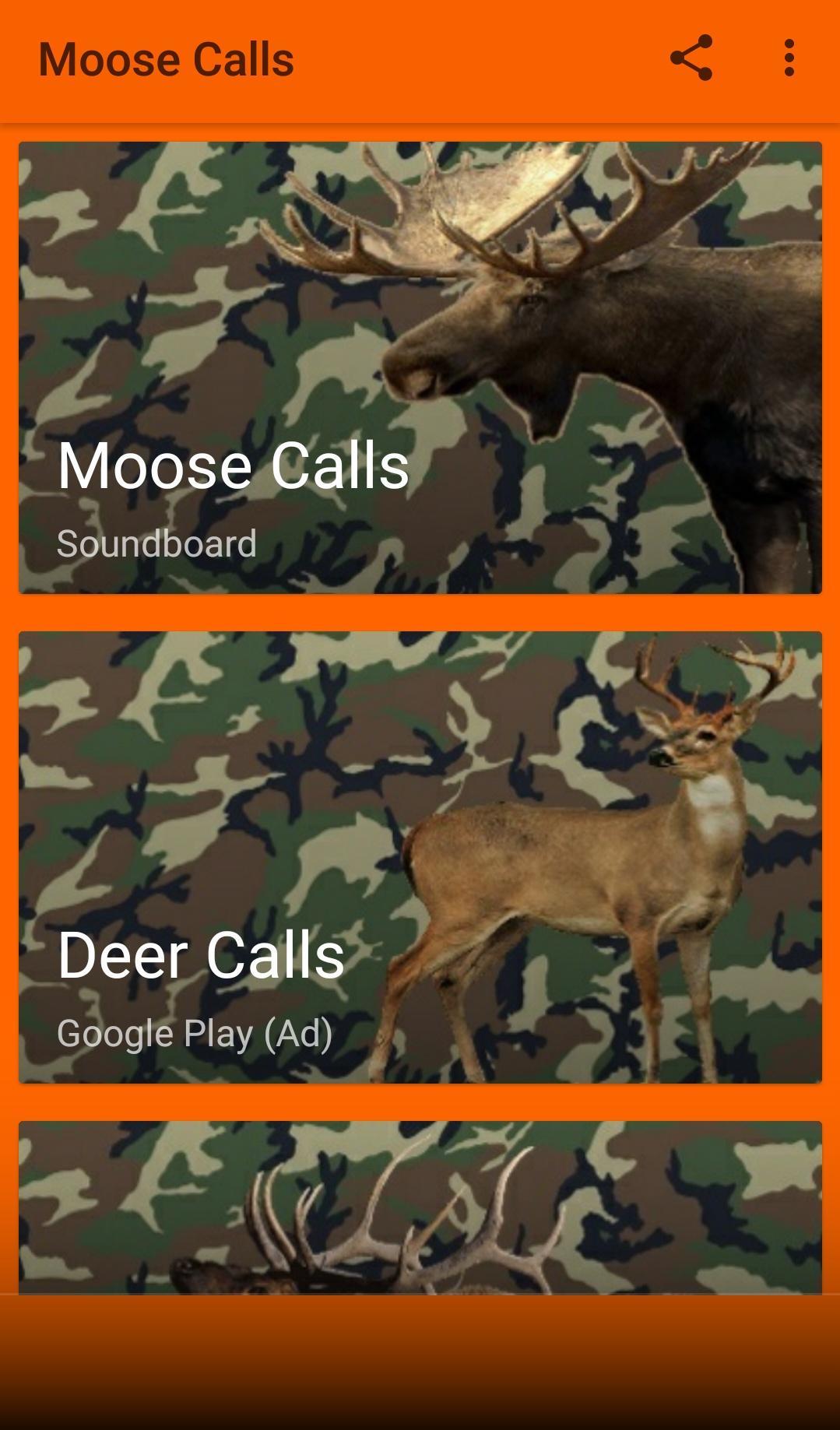 Moose Hunting Calls 4.0 Screenshot 1