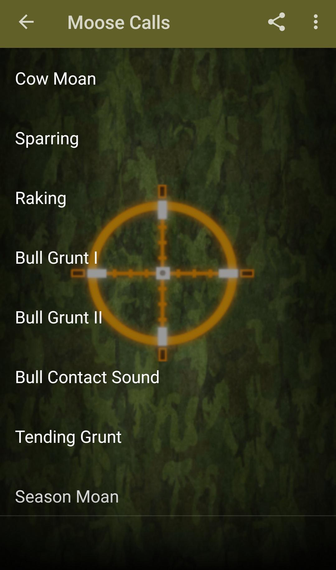 Moose Hunting Calls 4.0 Screenshot 5