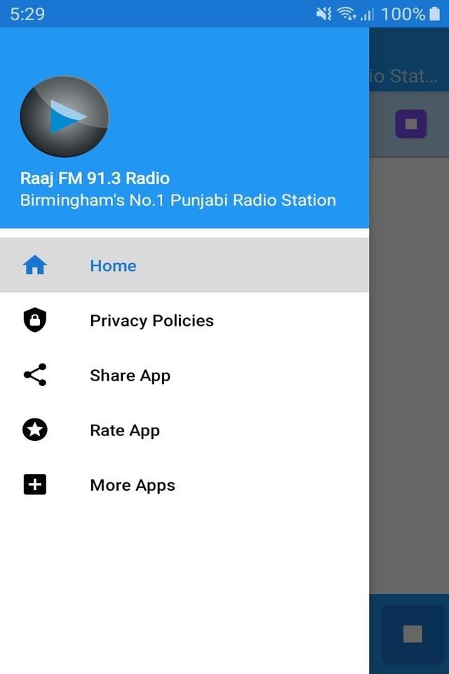 Raaj FM 91.3 Radio App UK Free Online 1.5 Screenshot 2