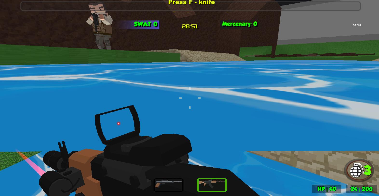 Blocky Combat Strike Zombie Survival 1.25 Screenshot 1