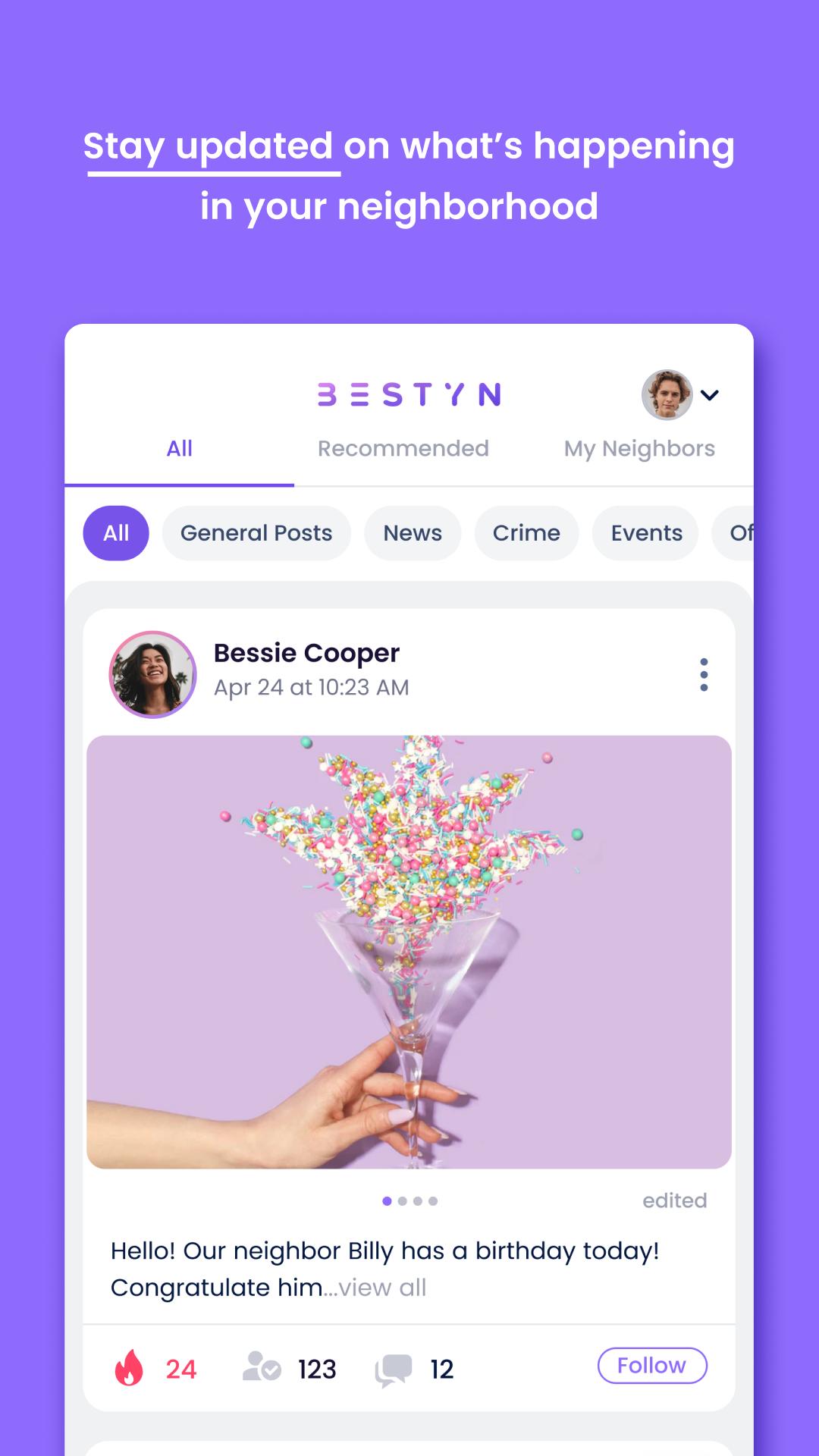 Bestyn Stay Connected with Neighbors 5.0.0 Screenshot 1