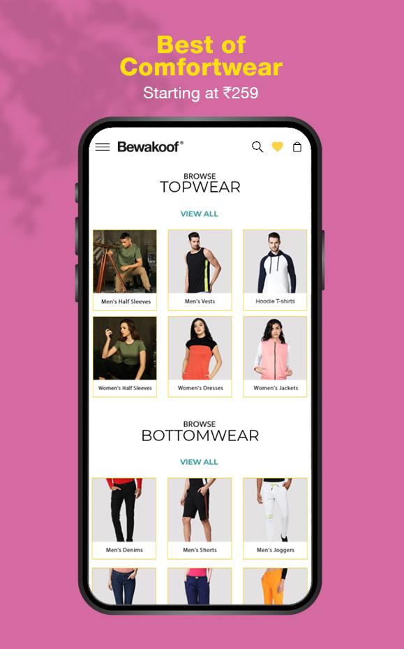 Bewakoof Online Shopping App for Men & Women 2.0.7 Screenshot 2