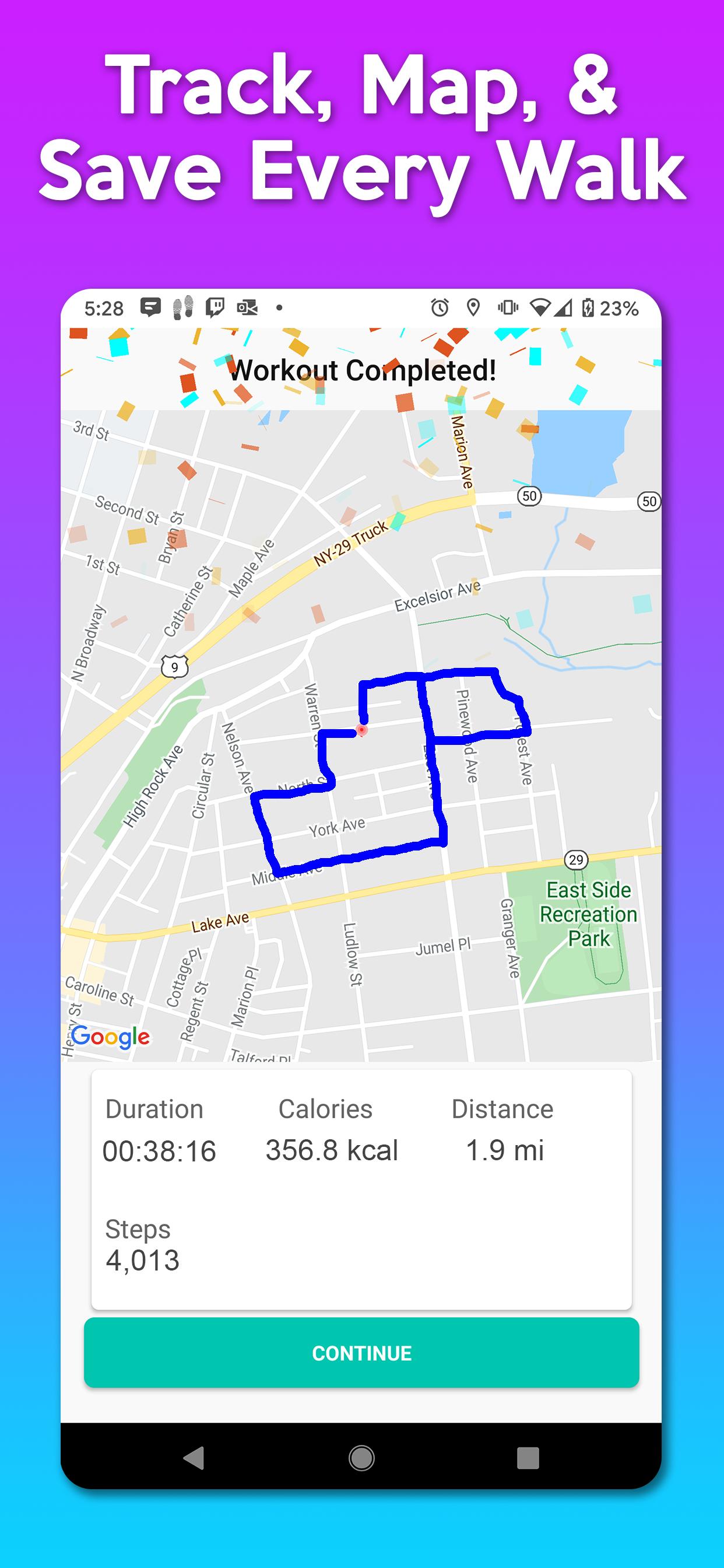 Walkster Step Tracker, Walking App & Pedometer 1.7.3 Screenshot 6