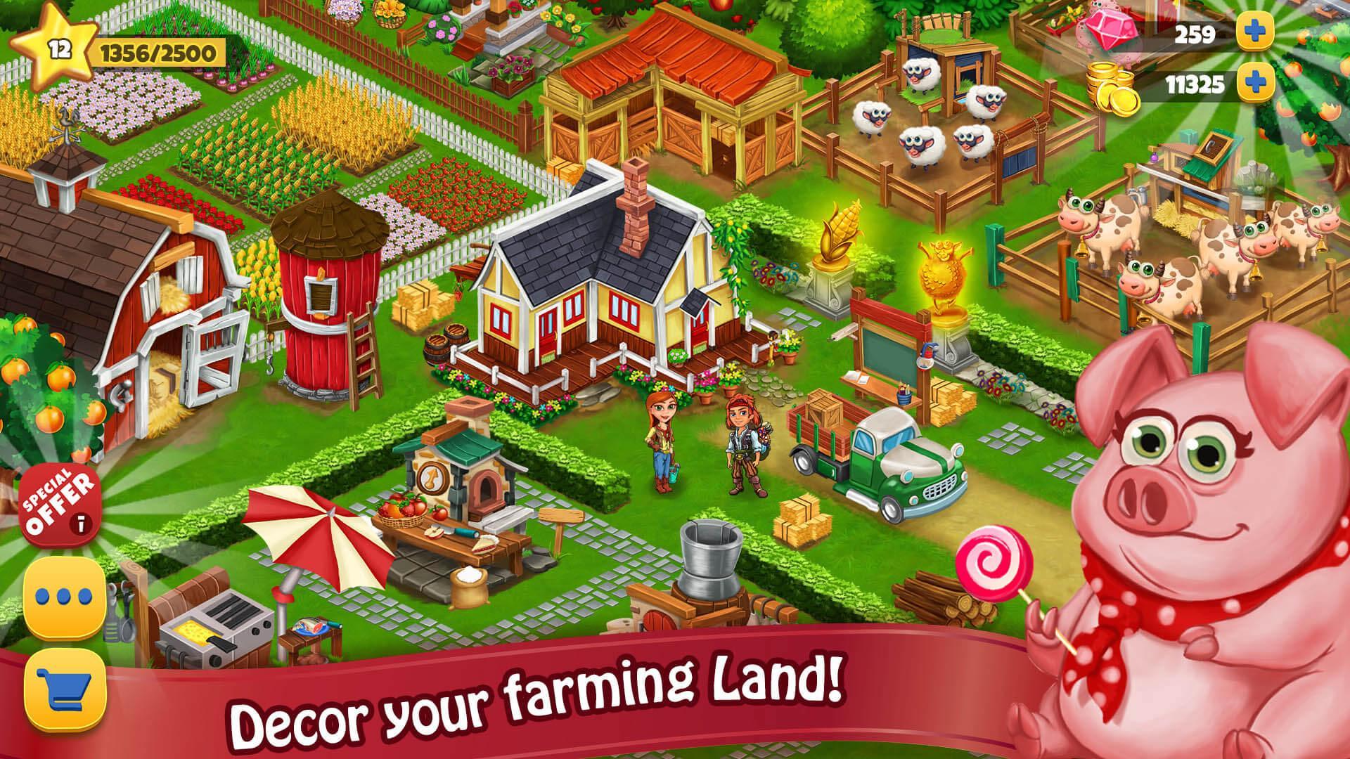 Farm Day Village Farming Offline Games 1.2.38 Screenshot 12