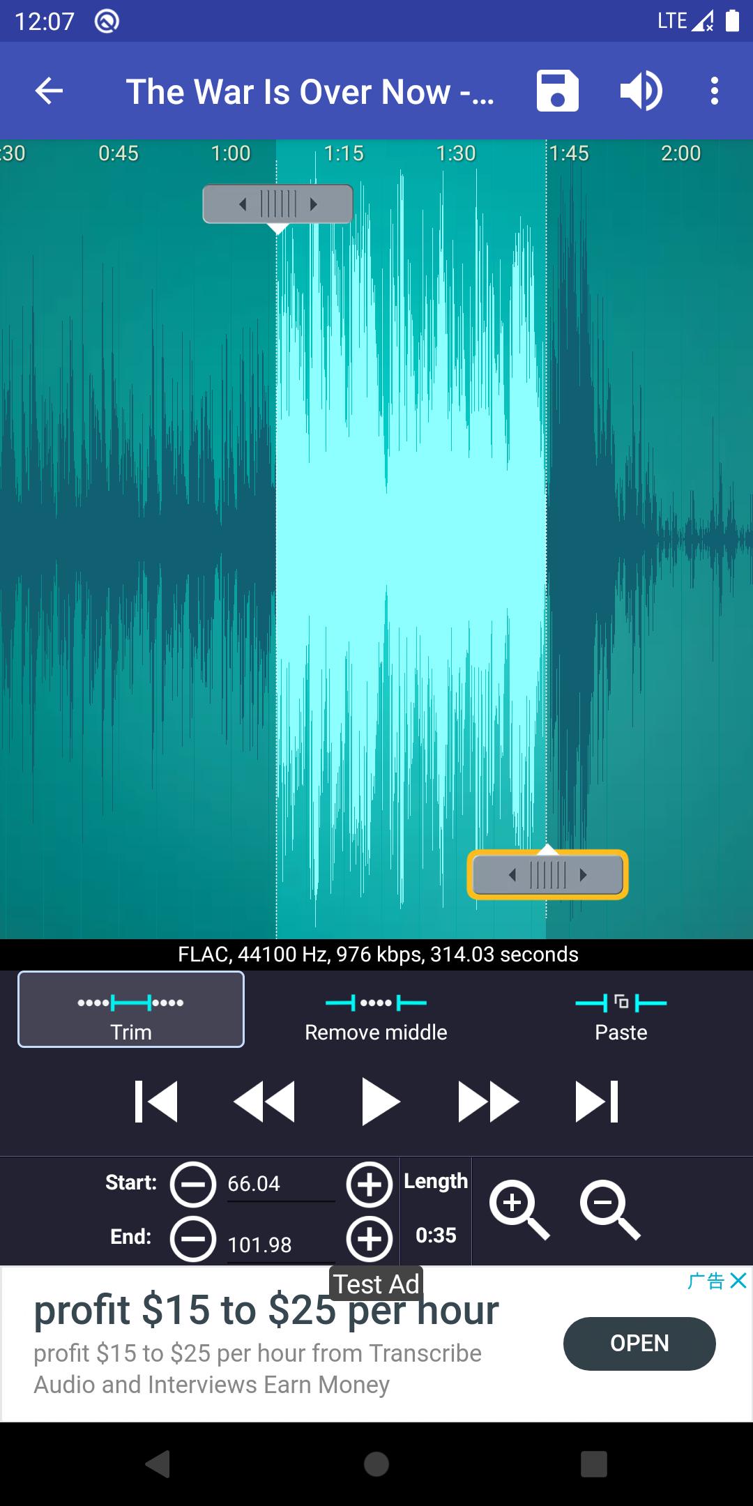 Ringtone Maker create free ringtones from music 2.5.9 Screenshot 2