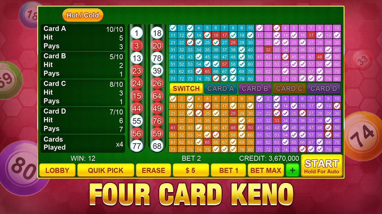 Keno Lucky Casino Bonus Keno Games For Free 1.0.6 Screenshot 13