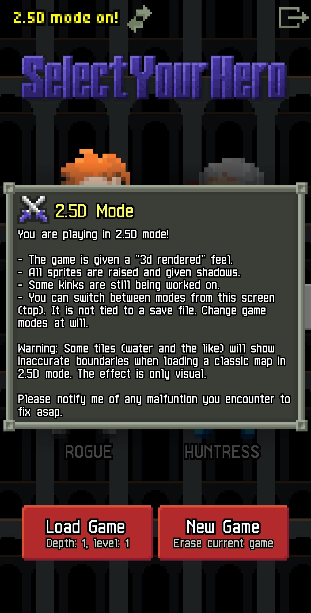 Skillful Pixel Dungeon 0.5.0b Screenshot 1