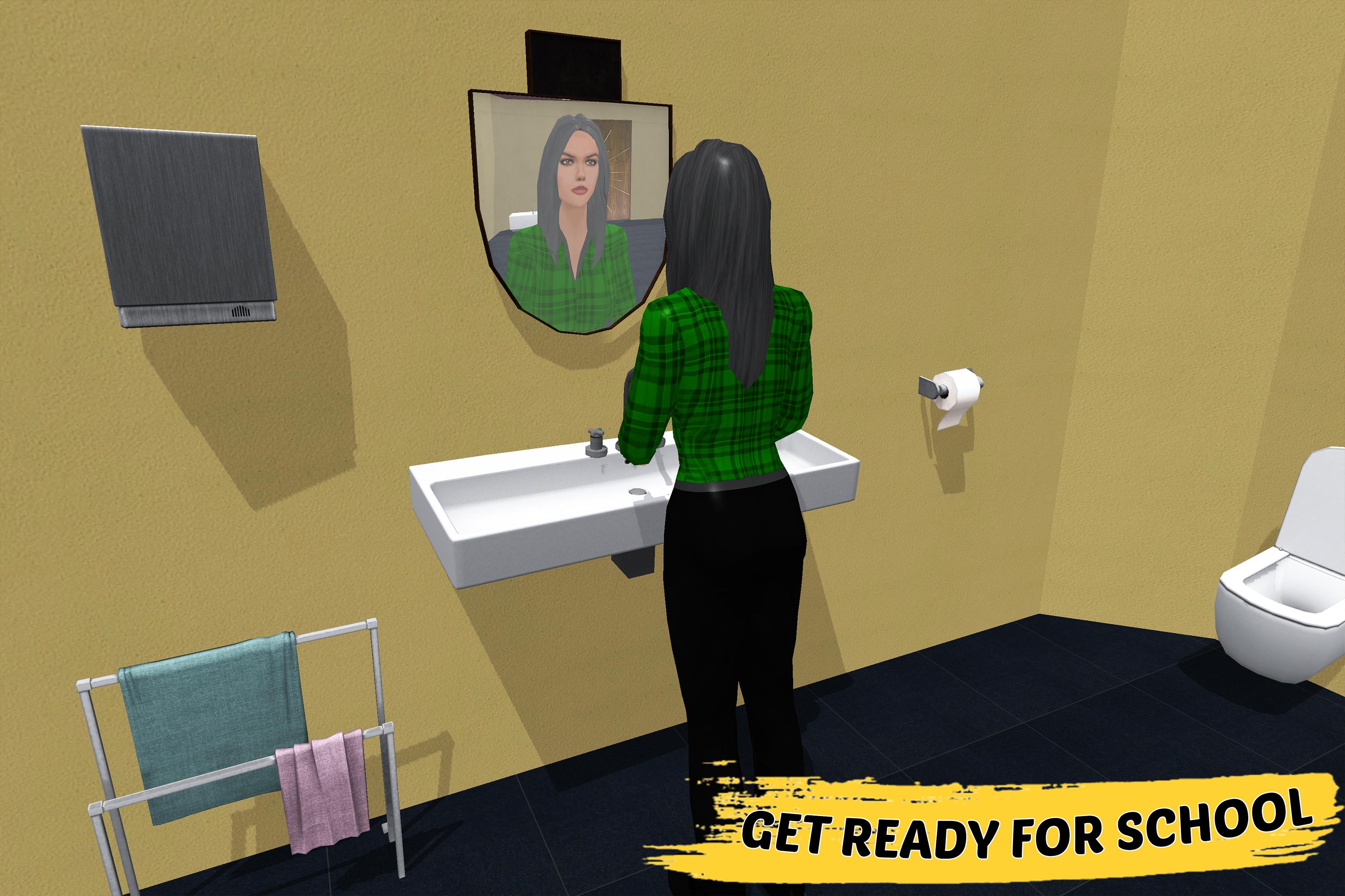 School Girl Simulator: High School Life Games 1.08 Screenshot 3