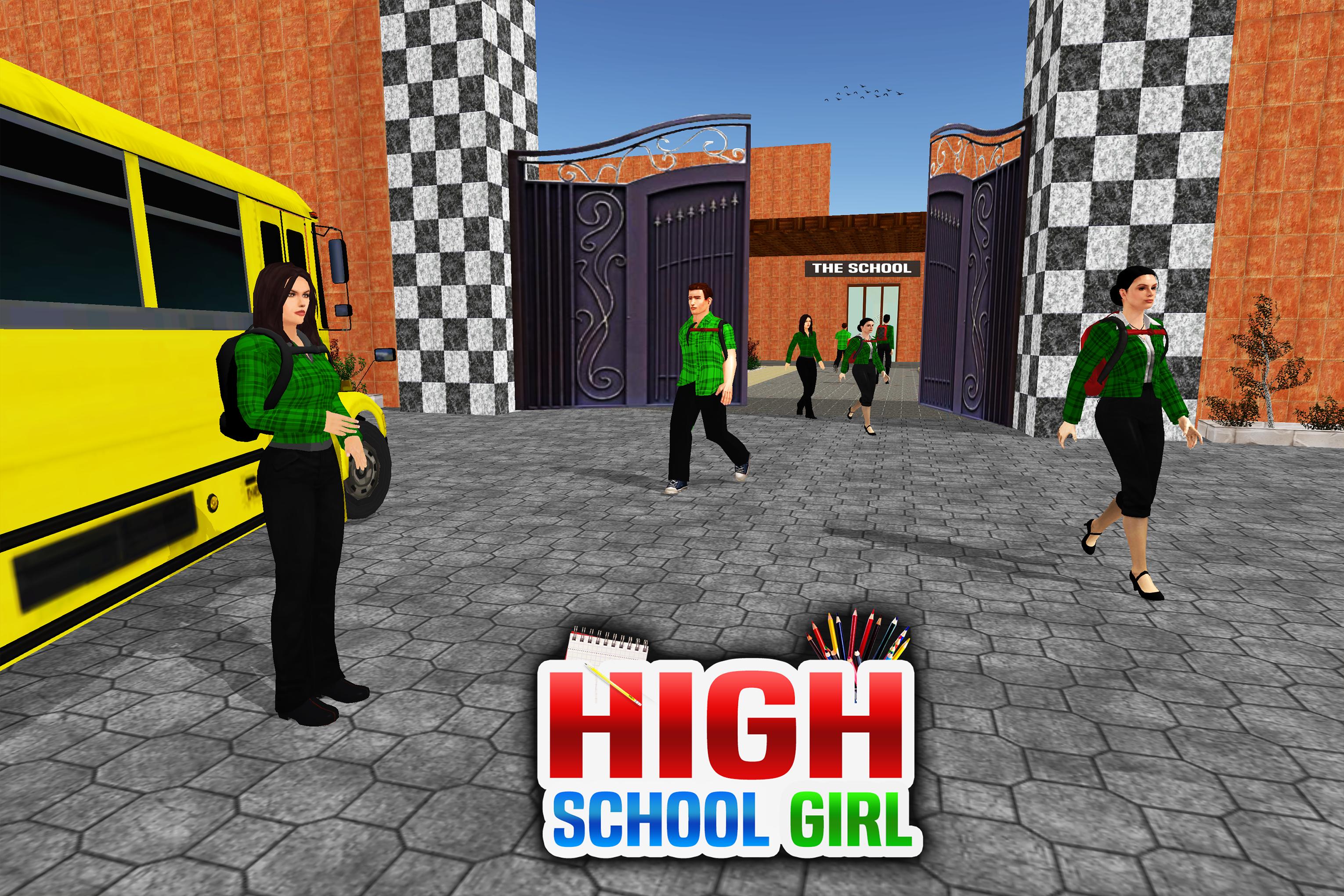 School Girl Simulator: High School Life Games 1.08 Screenshot 4