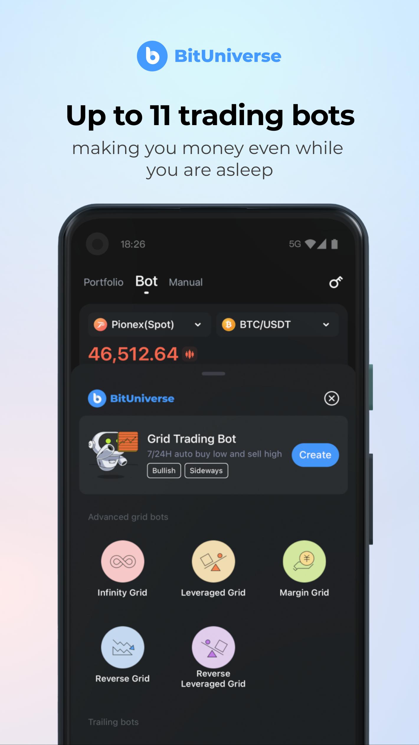 BitUniverse Crypto Trading Bot 3.2.2 Screenshot 3