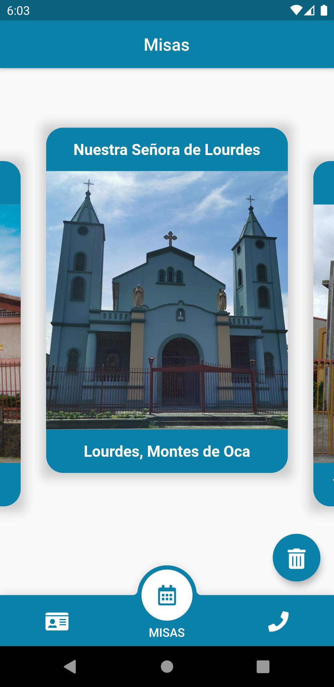 Misas Parroquia de Lourdes screenshot