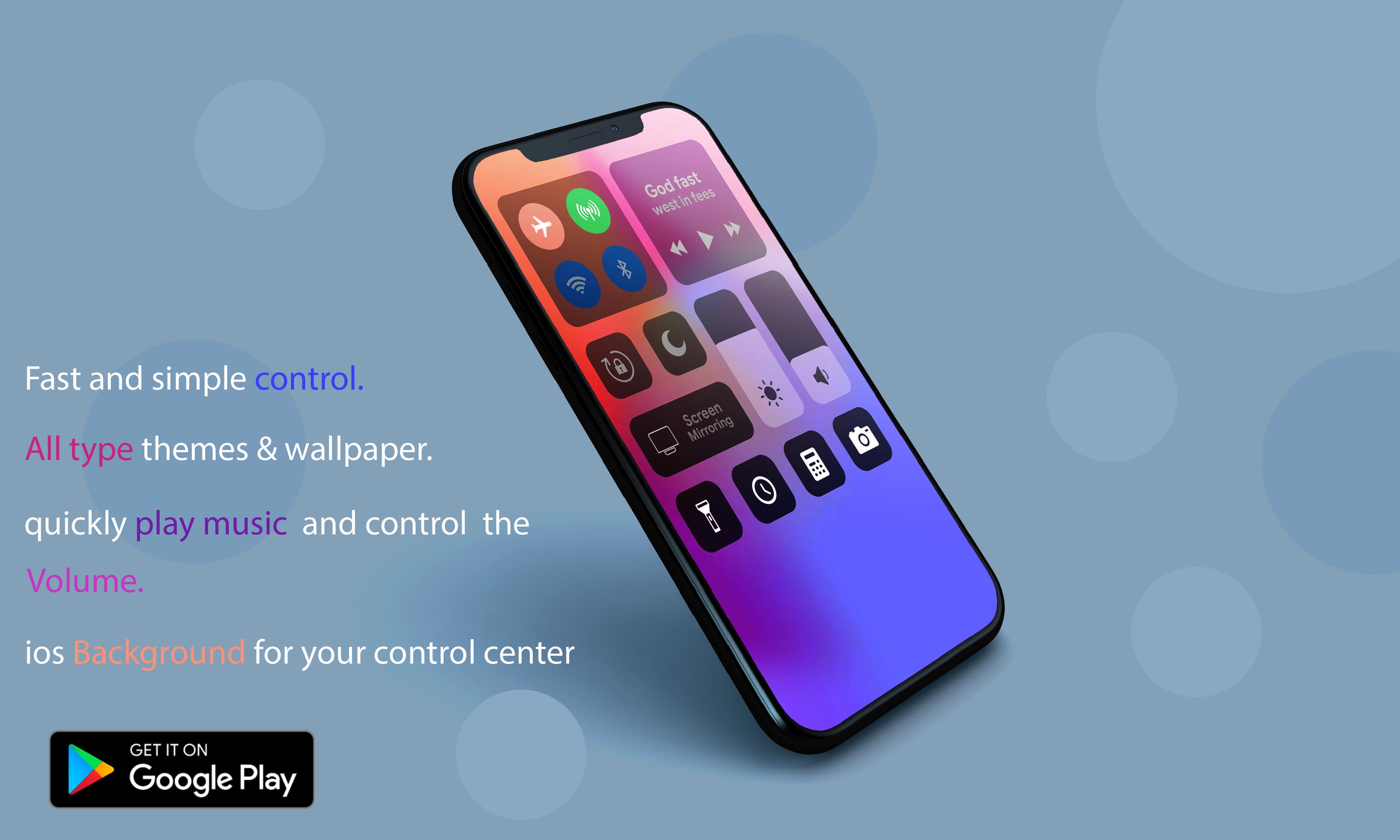 iOS Control Center for Android (iPhone Control) 1.2 Screenshot 1
