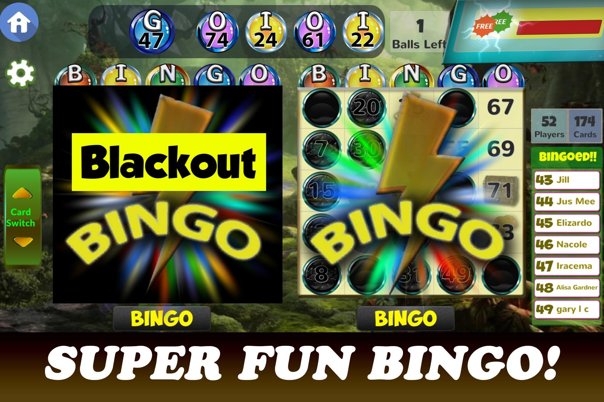 Black Bingo Free Bingo Games : Bingo World Tour 4.9.60 Screenshot 1