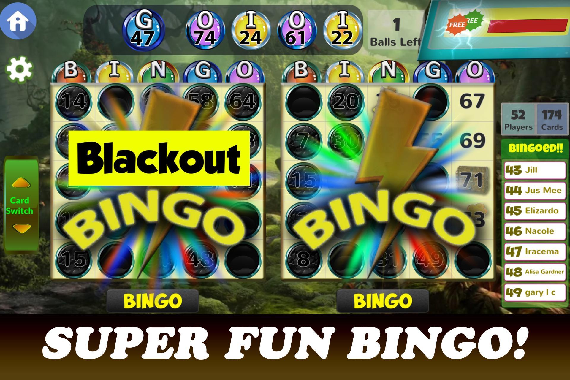 Black Bingo Free Bingo Games : Bingo World Tour 4.9.60 Screenshot 7