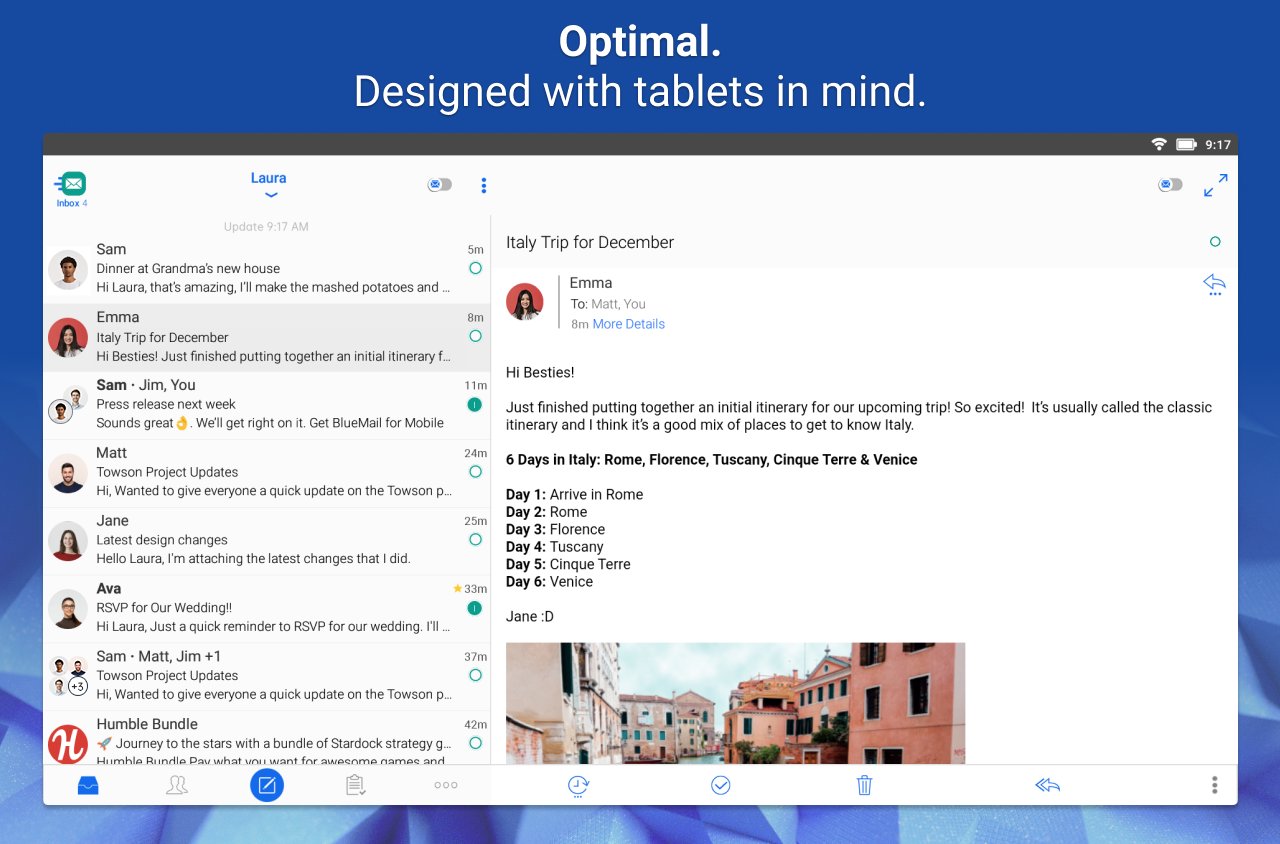 Email Blue Mail - Calendar 2.2.346 Screenshot 9