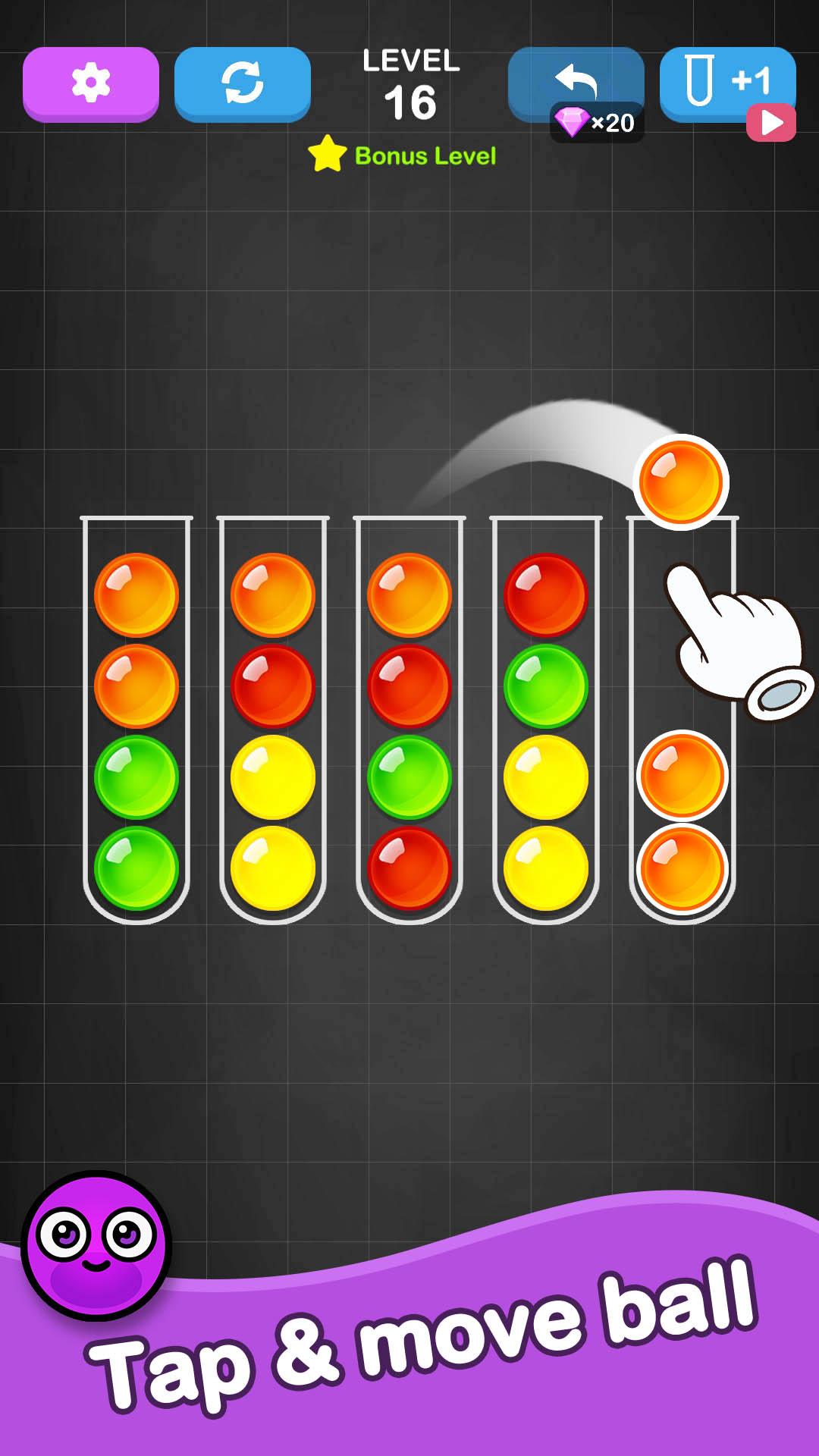 Ball Sort Puzzle - Color Sorting Balls Puzzle 1.1.0 Screenshot 1