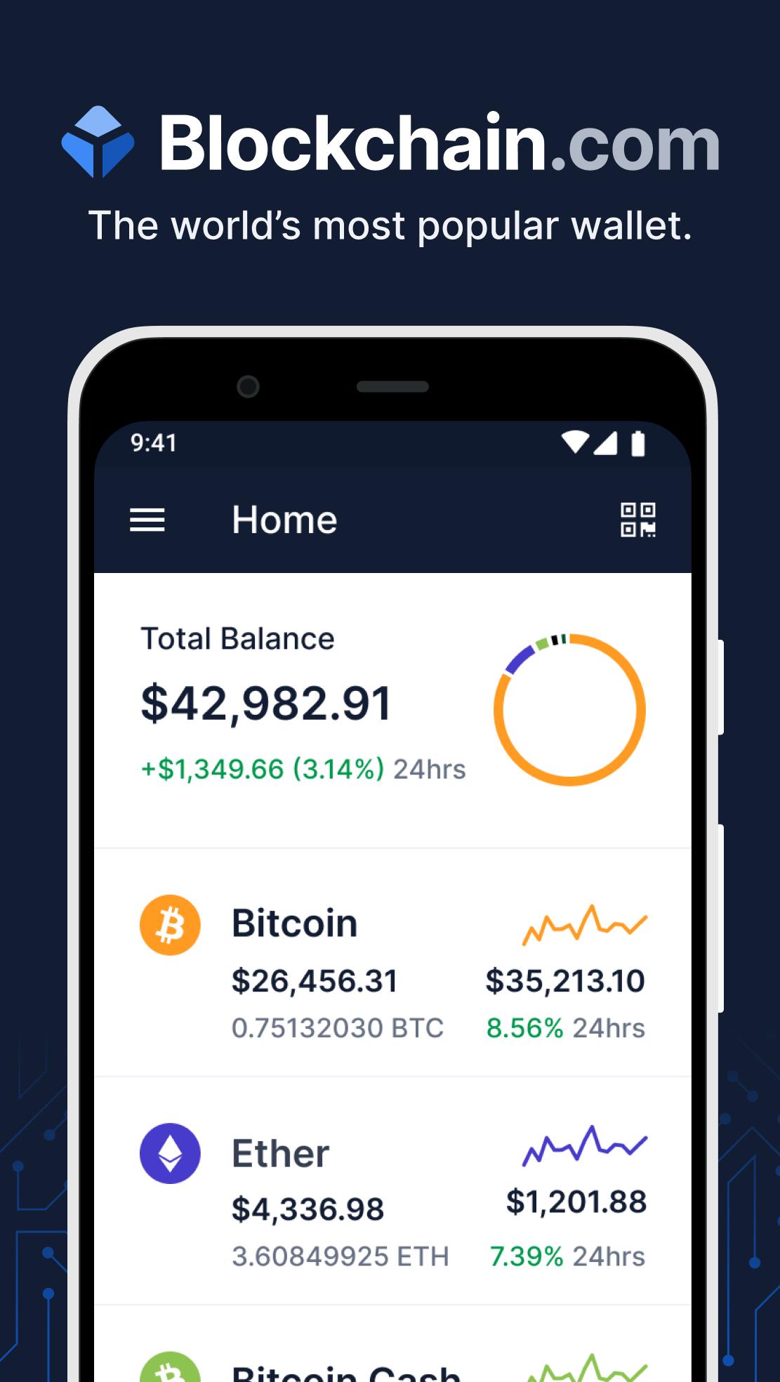 Blockchain.com Wallet - Buy Bitcoin, ETH, & Crypto 8.8.2 Screenshot 1