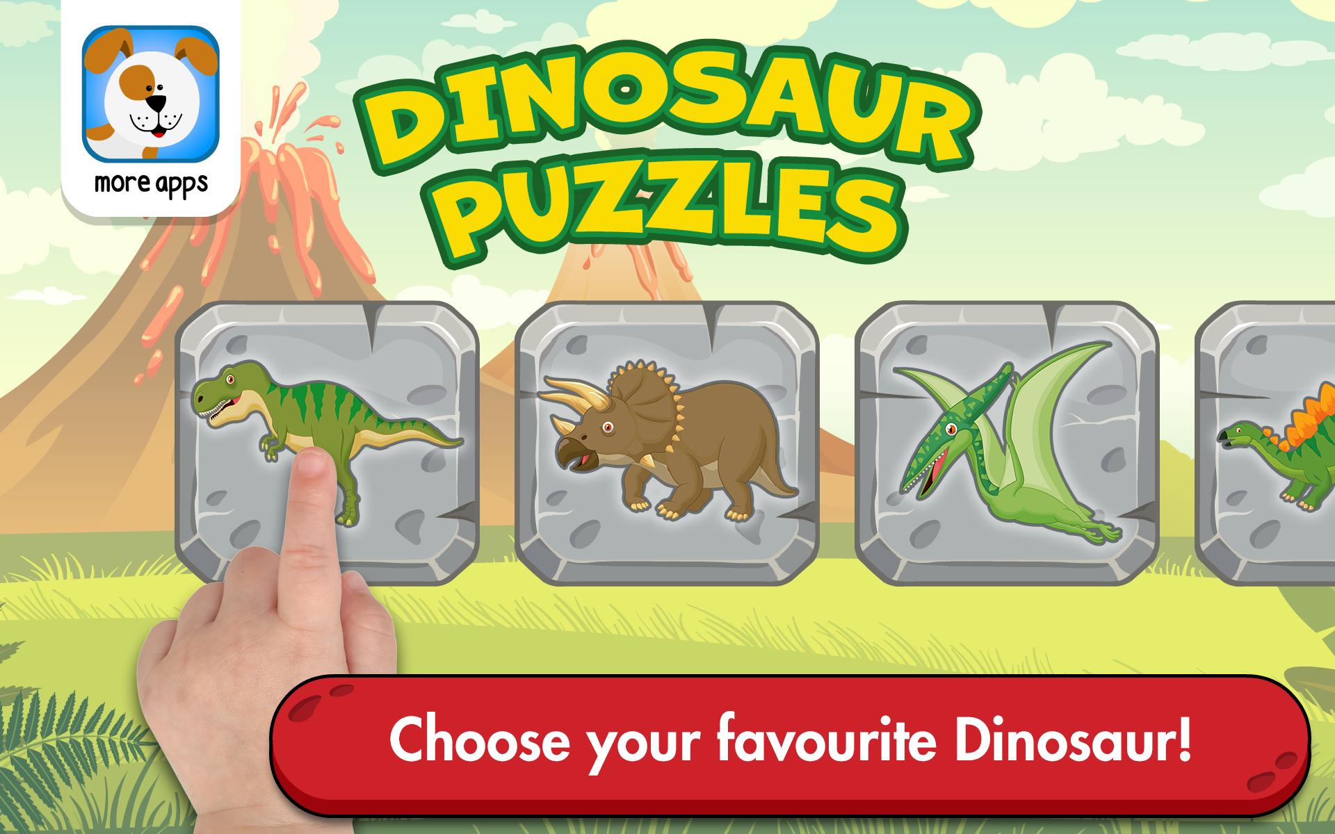 Dinosaur Puzzles Lite - Fun Dino Game for Kids 1.0.1 Screenshot 1