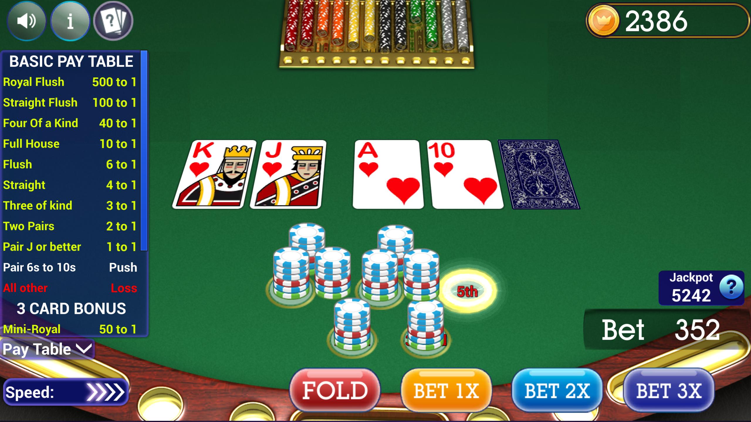 Mississippi Stud Poker 1.2.4.1 Screenshot 11