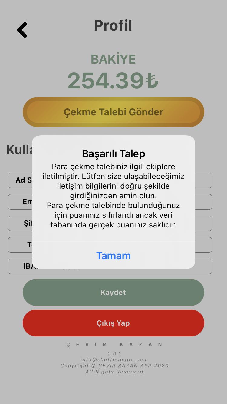 Çevir Kazan Para Kazanma Uygulaması 1.0.1 Screenshot 10