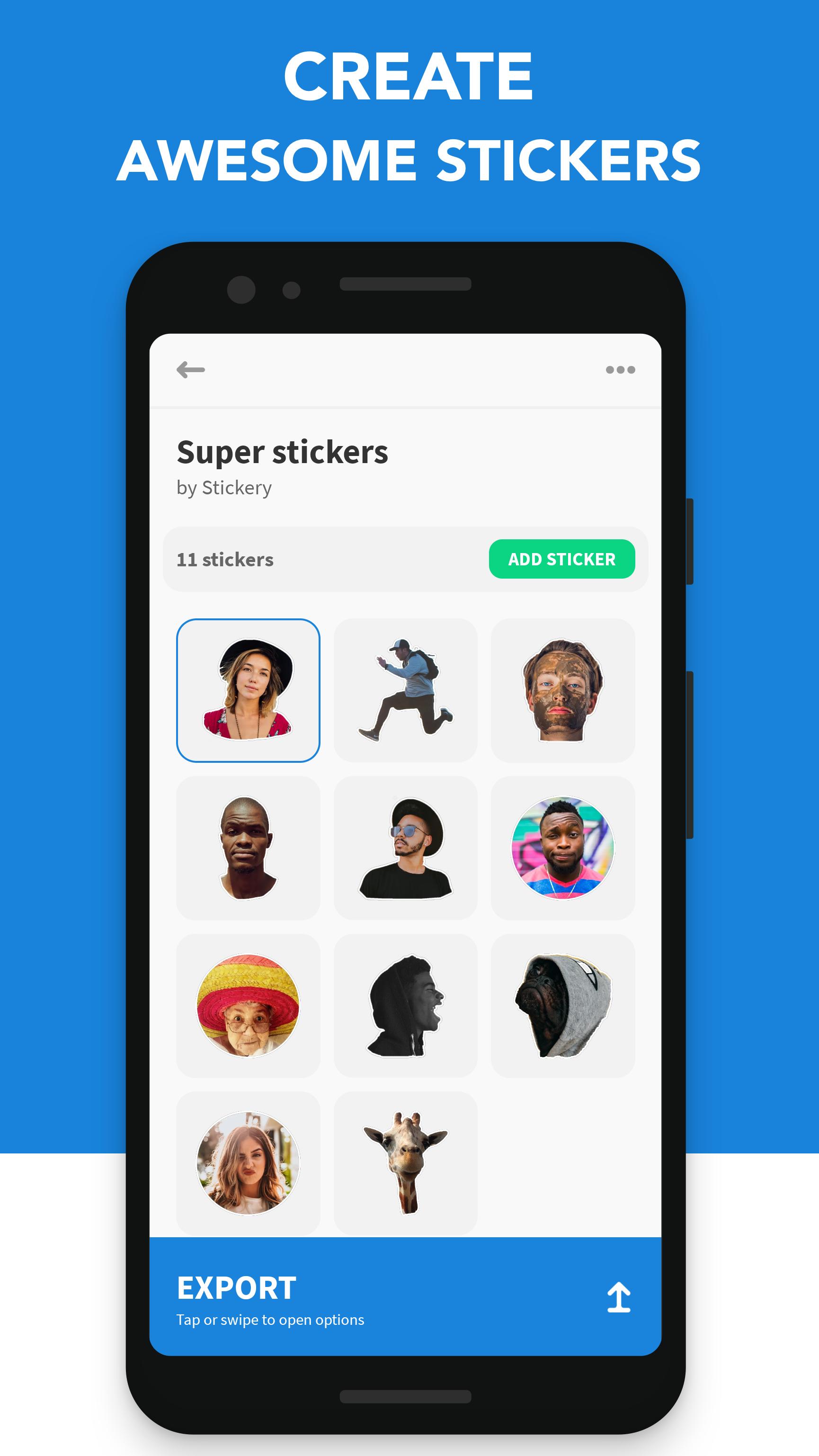 Stickery Sticker maker for WhatsApp and Telegram 2.1 Screenshot 1