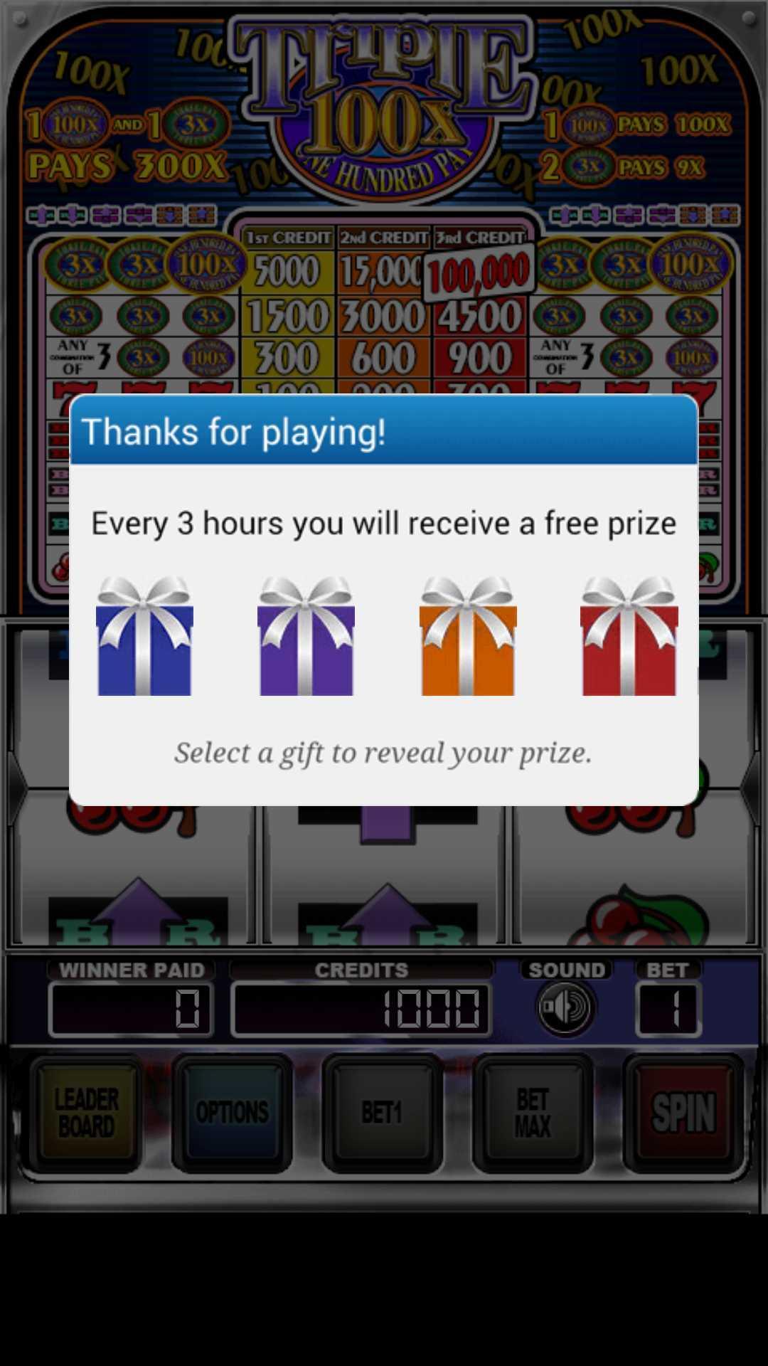 Triple 100x High Roller Slots 2.853 Screenshot 4