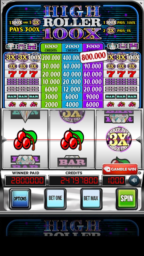Triple 100x High Roller Slots 2.853 Screenshot 9