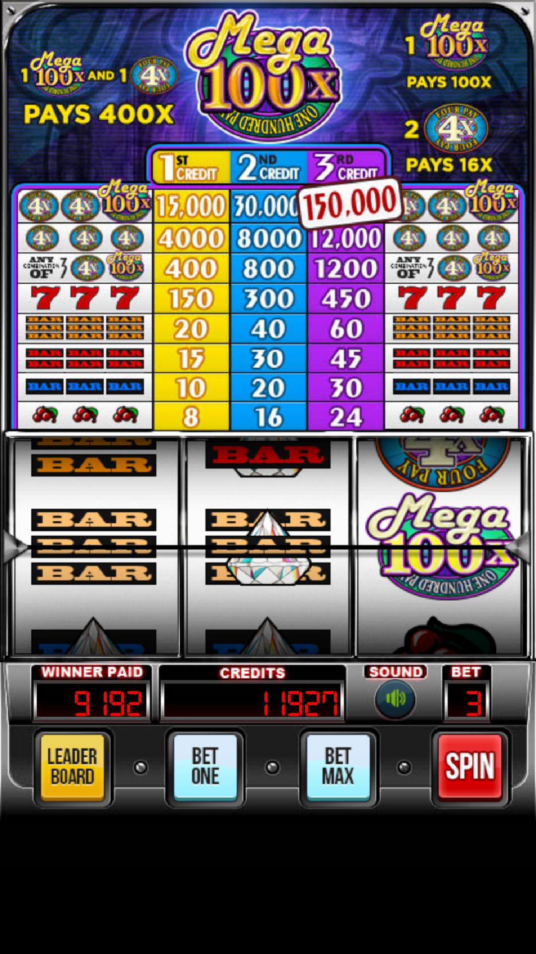 MEGA 100x Slots 2.852 Screenshot 3