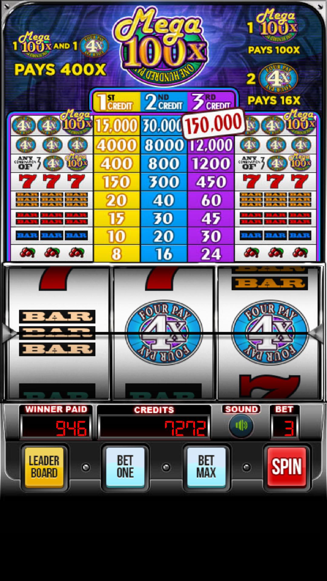 MEGA 100x Slots 2.852 Screenshot 4